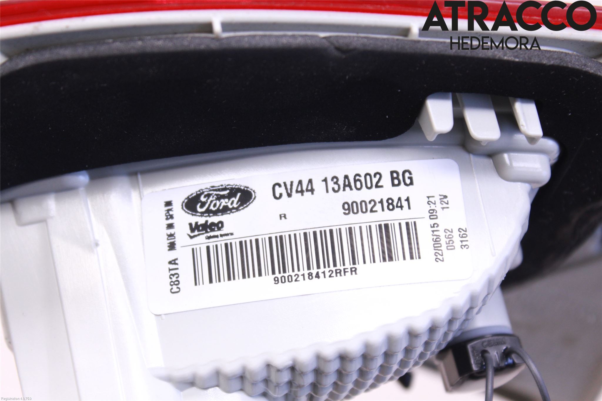 Ford KUGA 13-16 Bakljus Lucka Hö