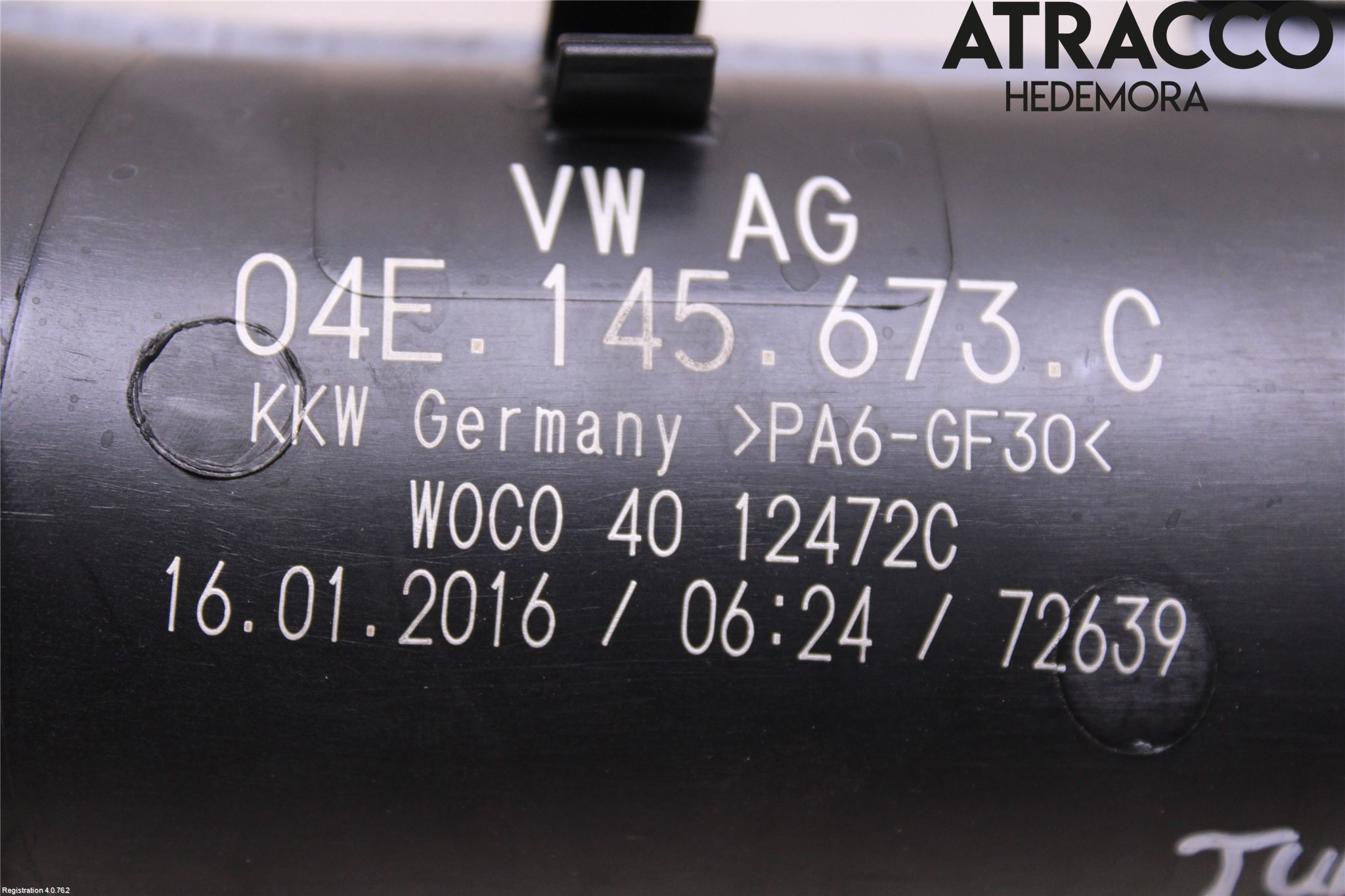 Volkswagen VW TOURAN 16- Laddluft-Intercoolerrör