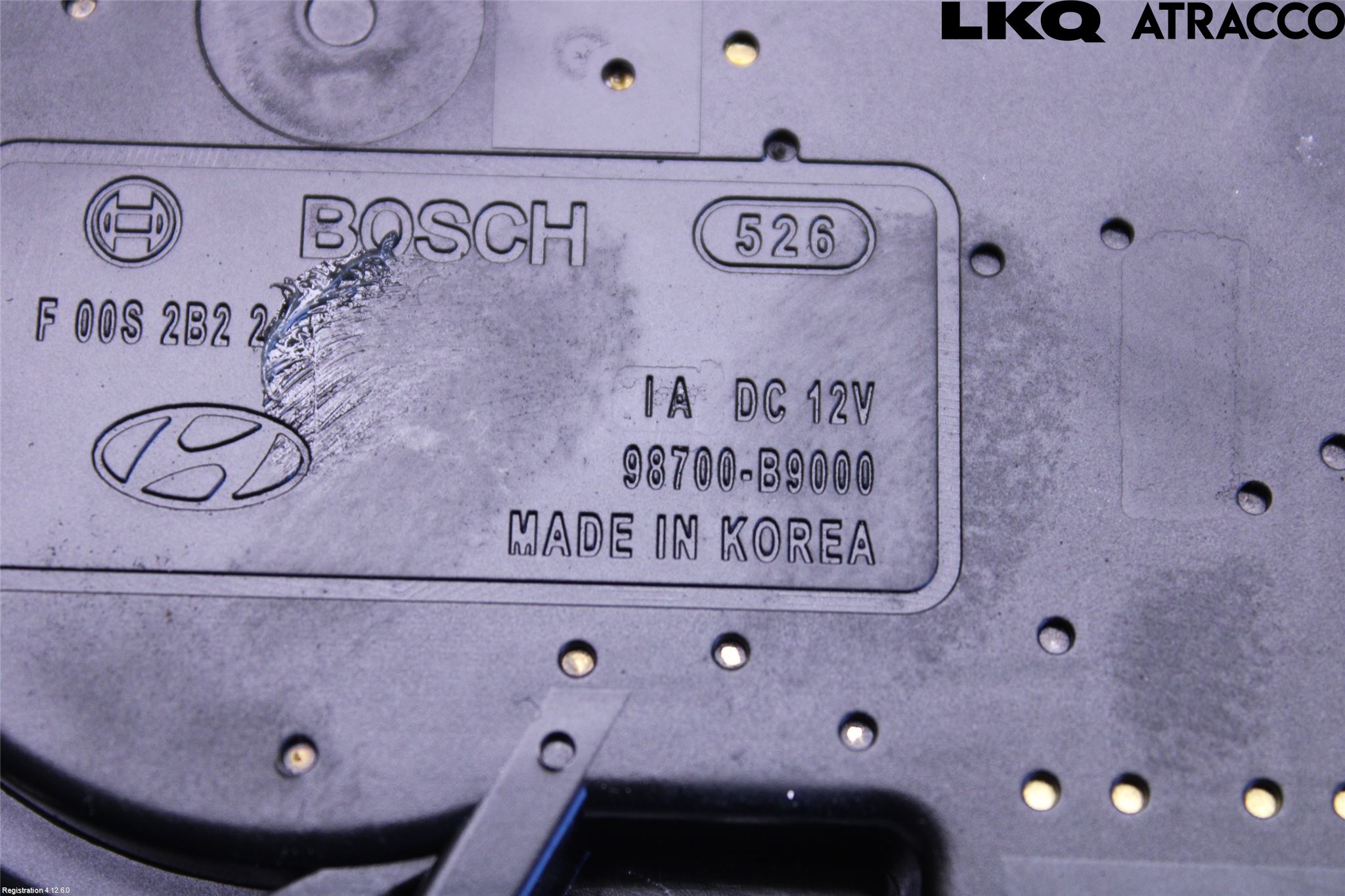Hyundai i10 BA 14-16 Torkarmotor Baklucka