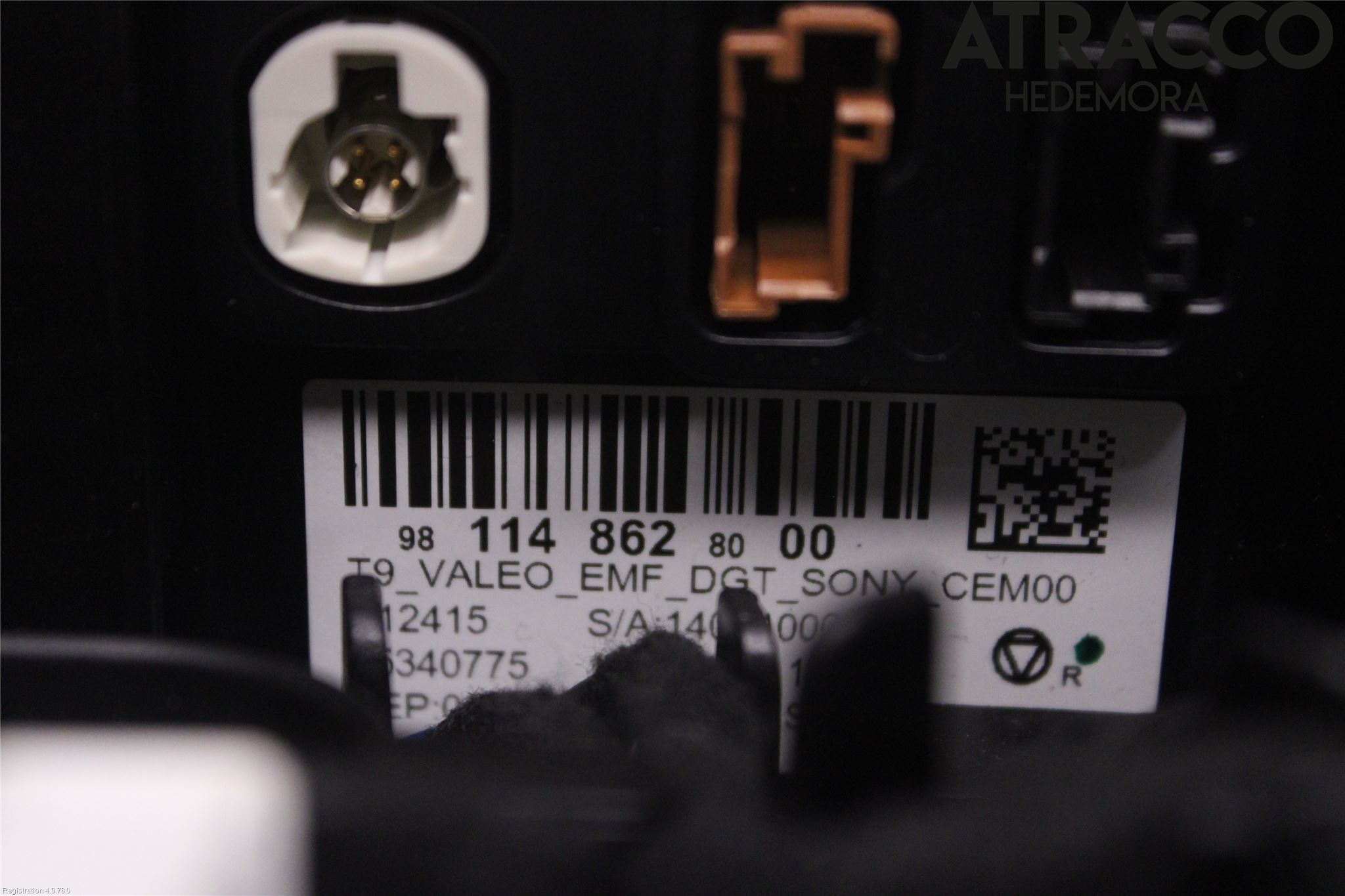 Citroen C4 CACTUS 14-20 Kontrolldisplay