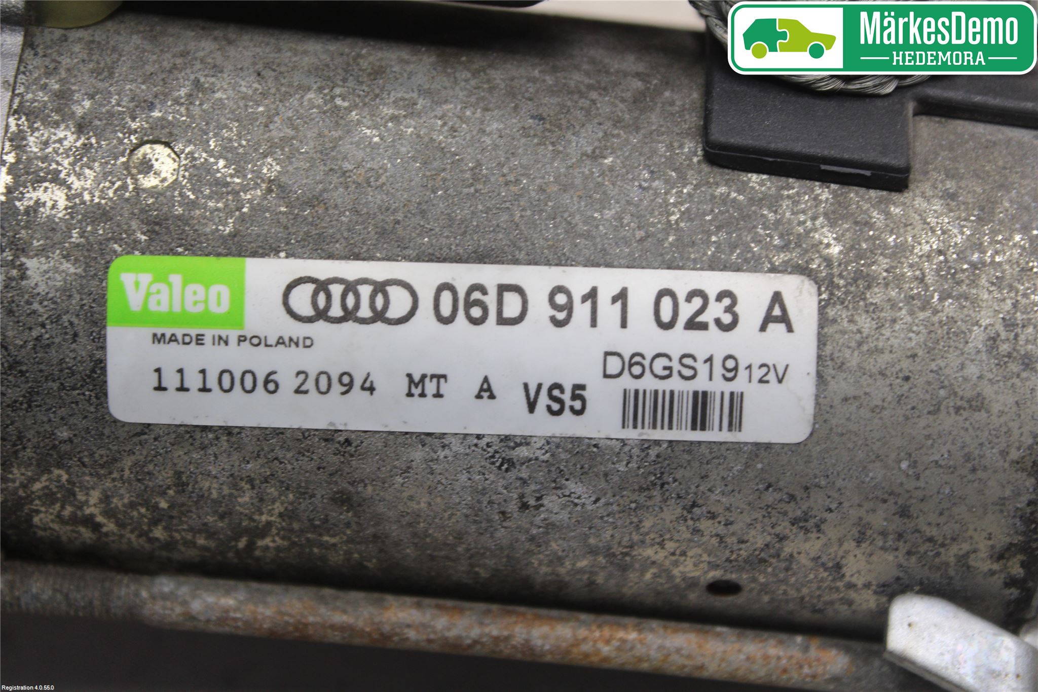 Audi A6/S6     05-11 Startmotor