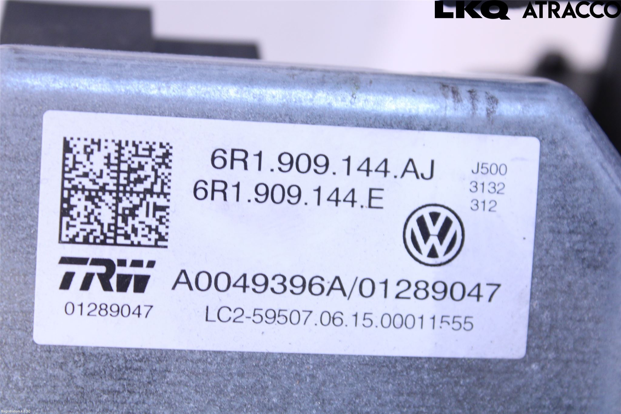 Volkswagen VW UP! / E-UP! Rattaxelagg Med Inb Servo