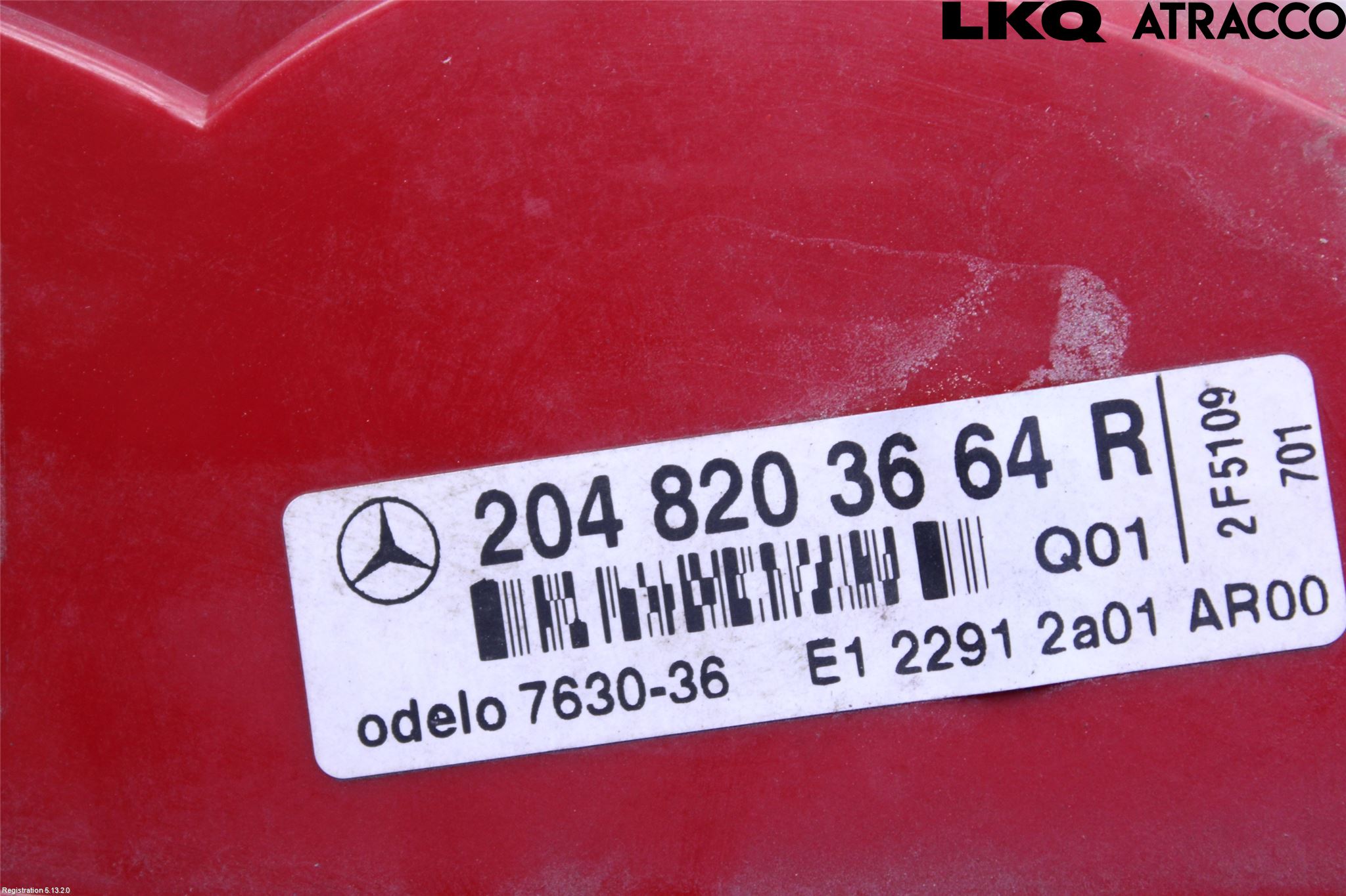 Mercedes-Benz MB C-KLASS (W204) 07-15 Bakljus Höger