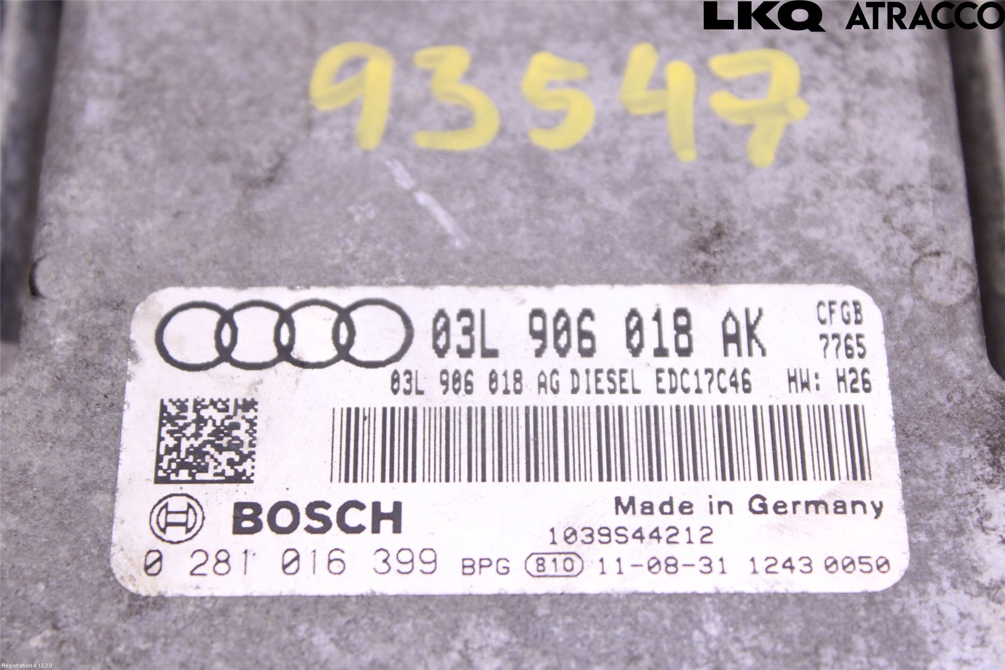 Audi A3/S3 05-13 Styrenhet Inspump Diesel