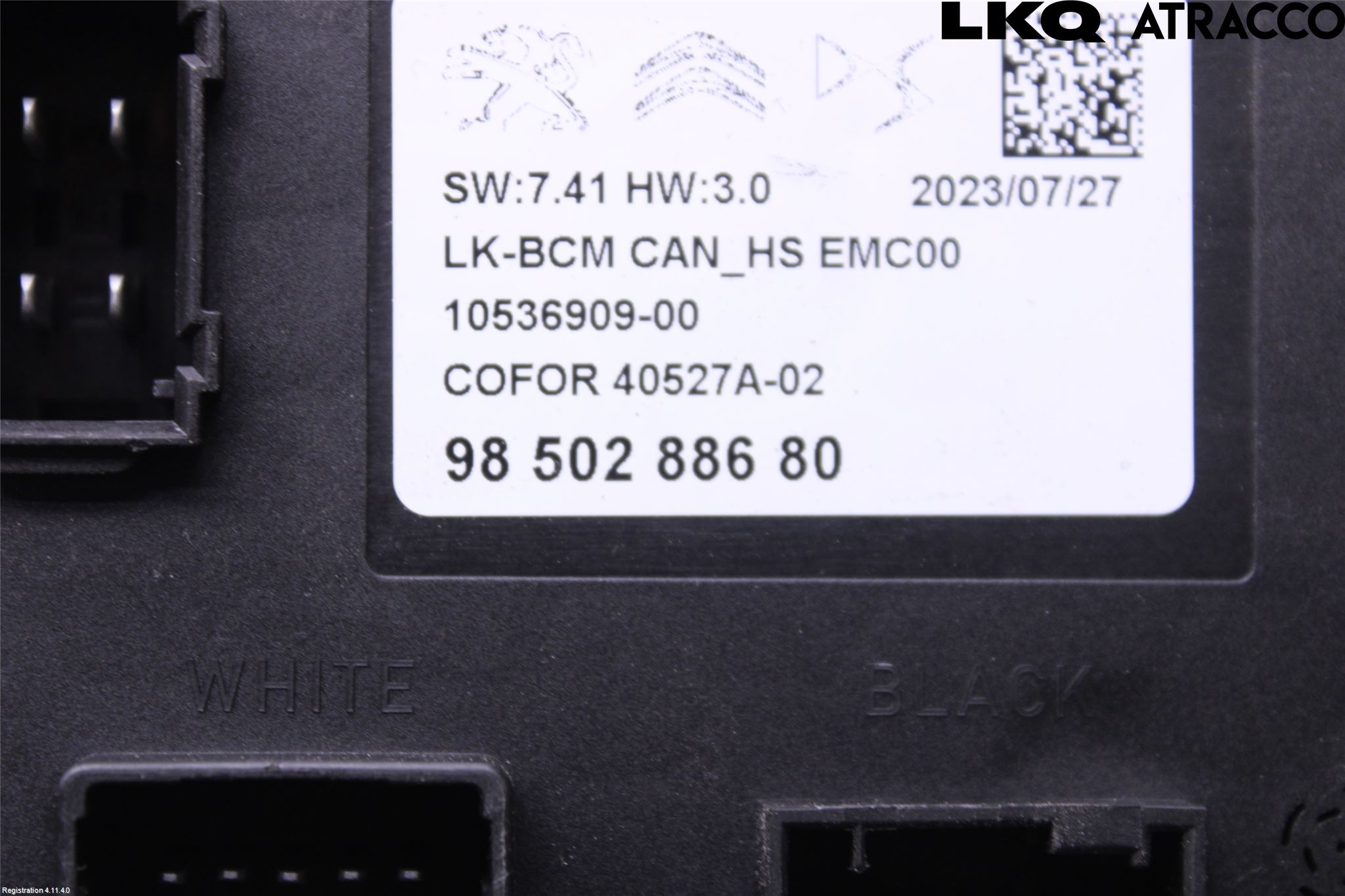 Peugeot 408 22- Styrenhet Baklucka