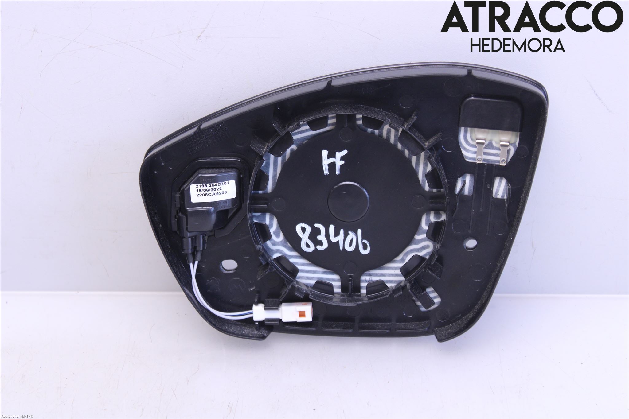 Peugeot 2008/E-2008 20- Spegelglas Hö