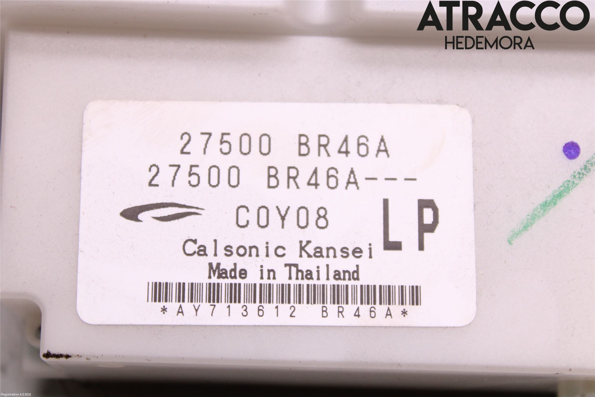 Nissan QASHQAI+2  10-14 Ac Styrenhet Ac Manöveren