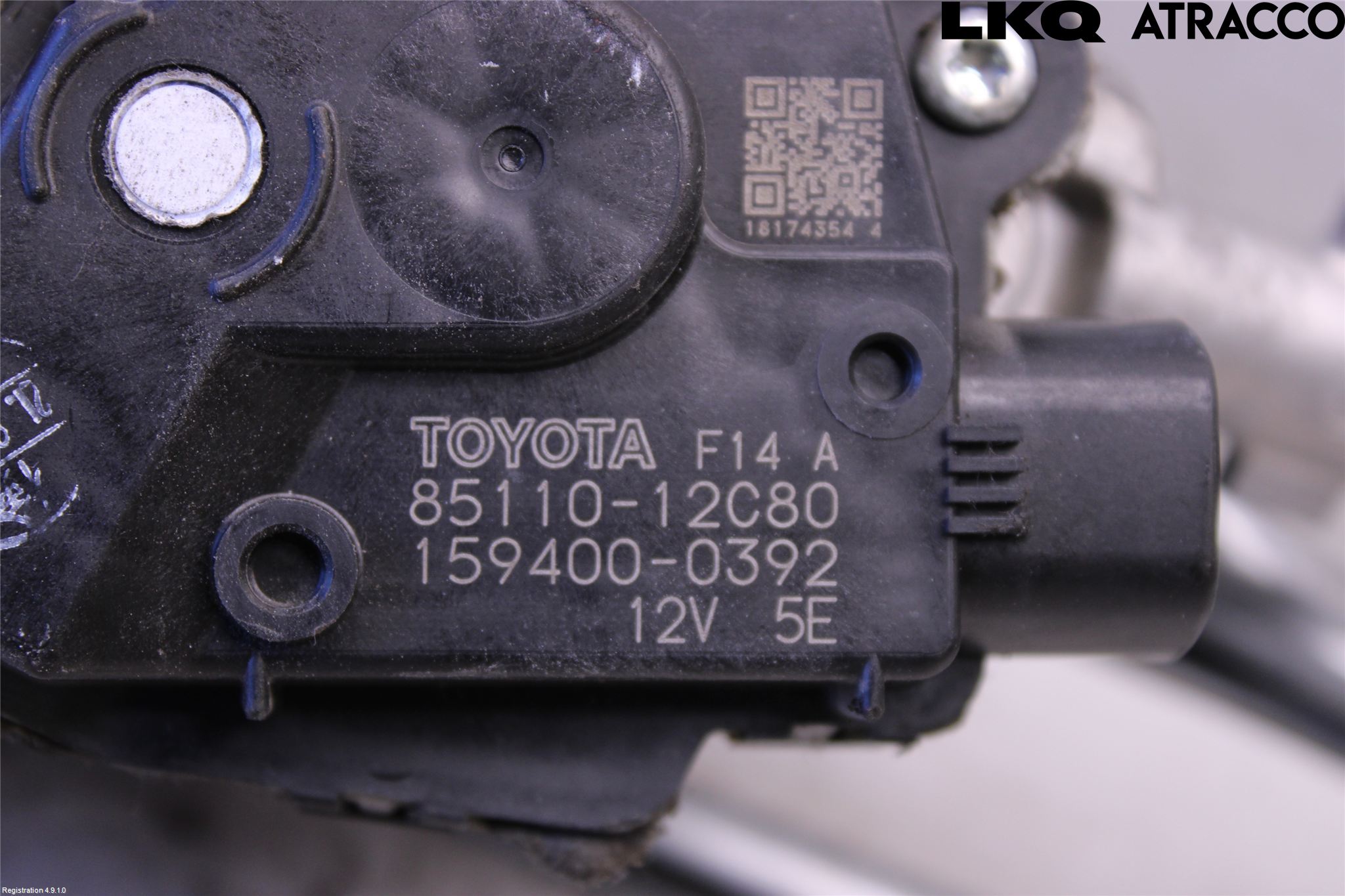 Toyota COROLLA 19- Torkarmotor Vindruta