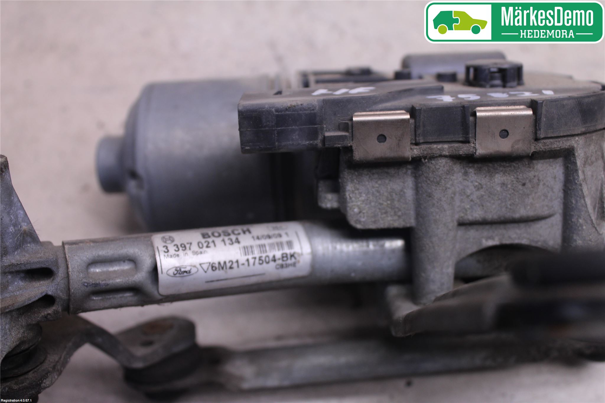 Ford S-MAX 06-15 Torkarmotor Vindruta