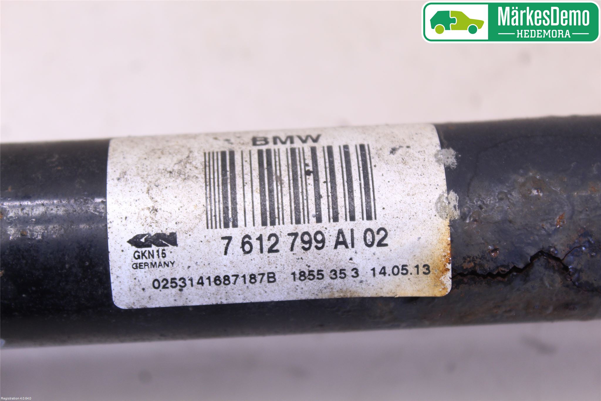 BMW X3 F25 10-17 Drivaxel Bak Vänster
