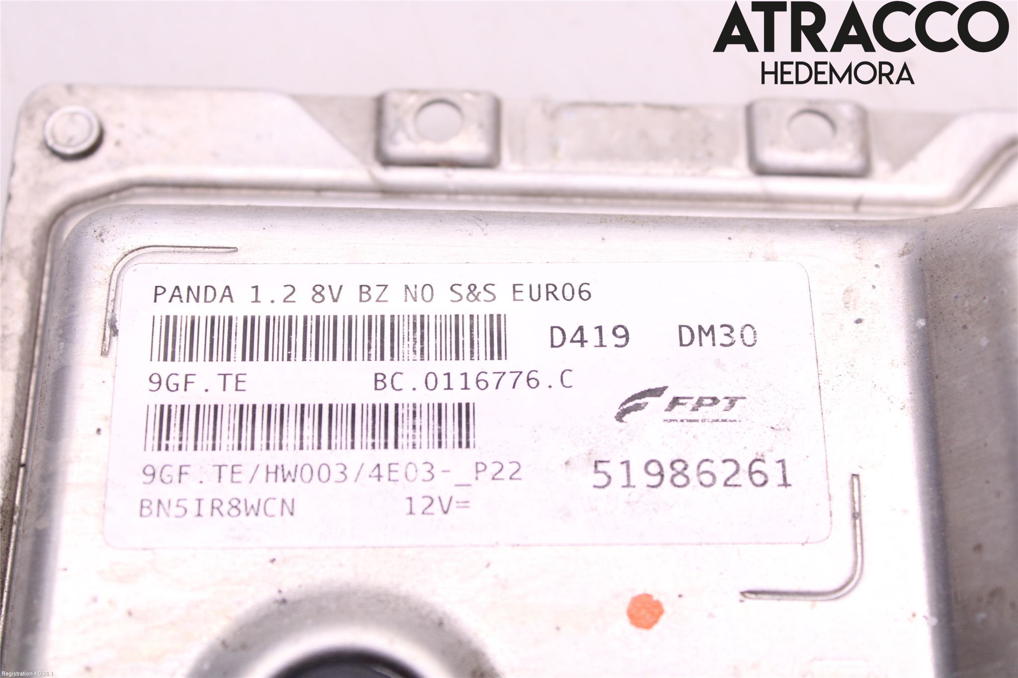 Fiat PANDA 12- Styrenhet Insprut Bensin