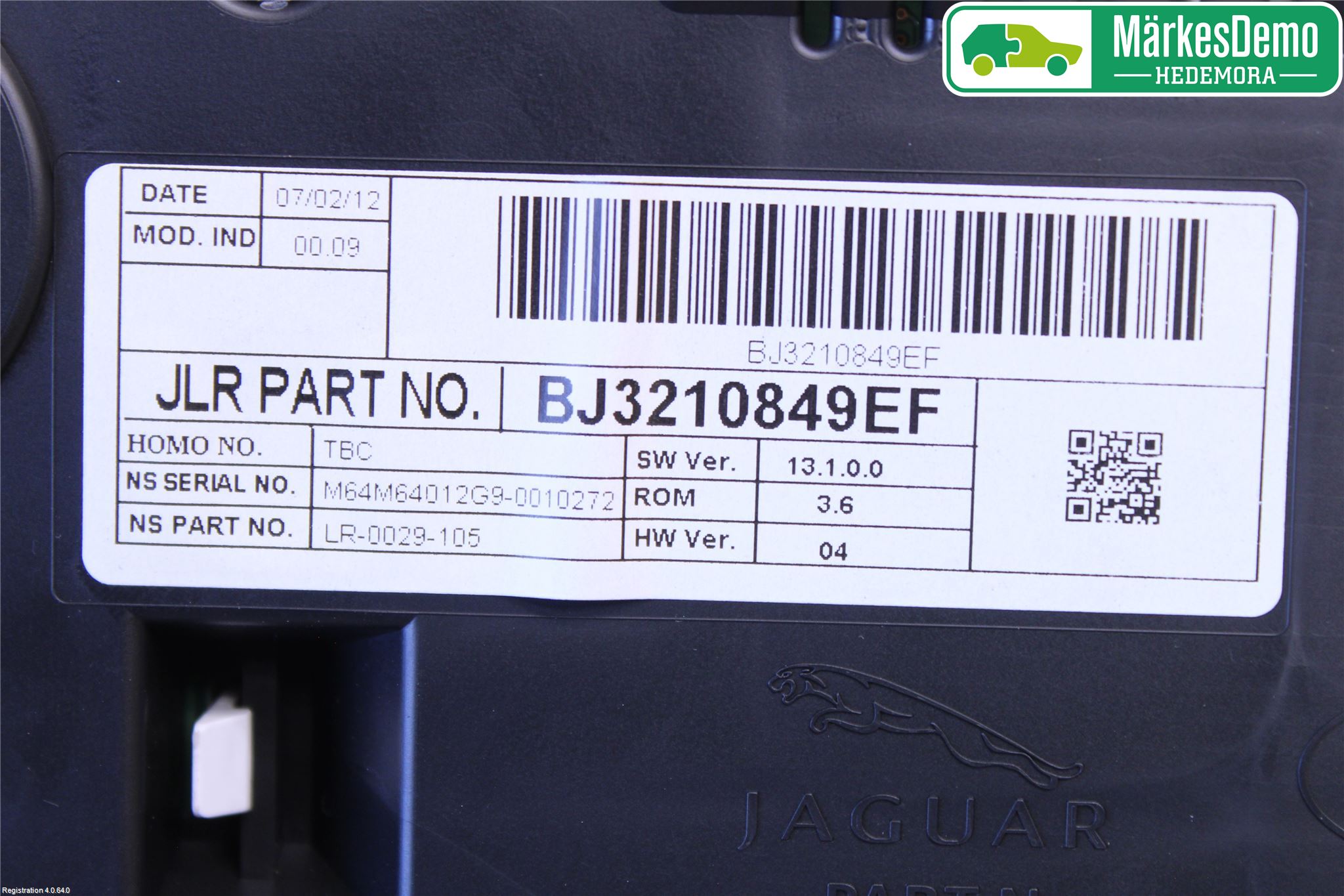 Landrover LAND ROVER RANGE ROVER EVOQUE (L538) 11-18 Instrument Komb