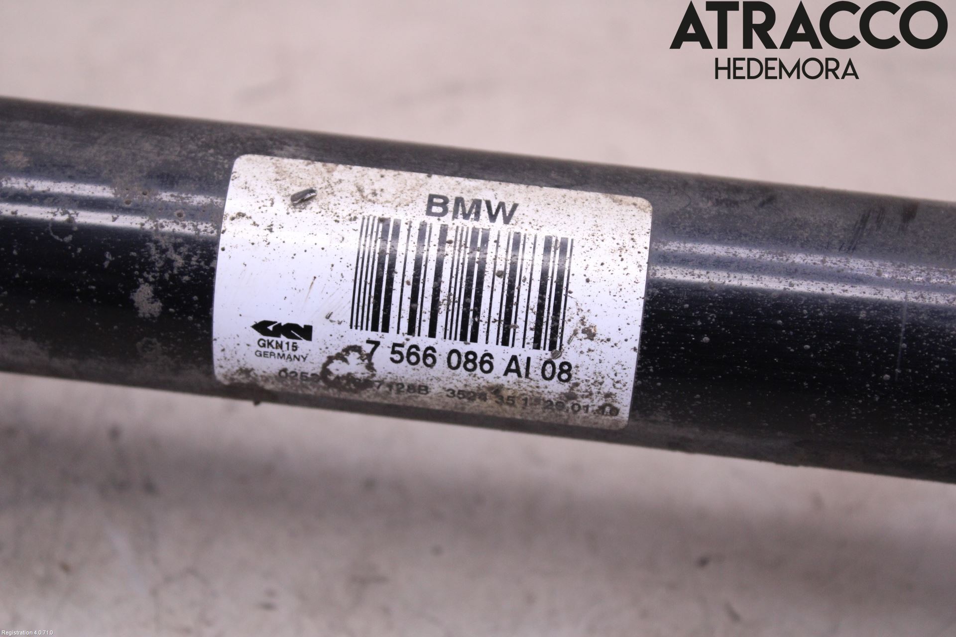 BMW 7 F01/02/03/04 09-15 Drivaxel Bak Höger