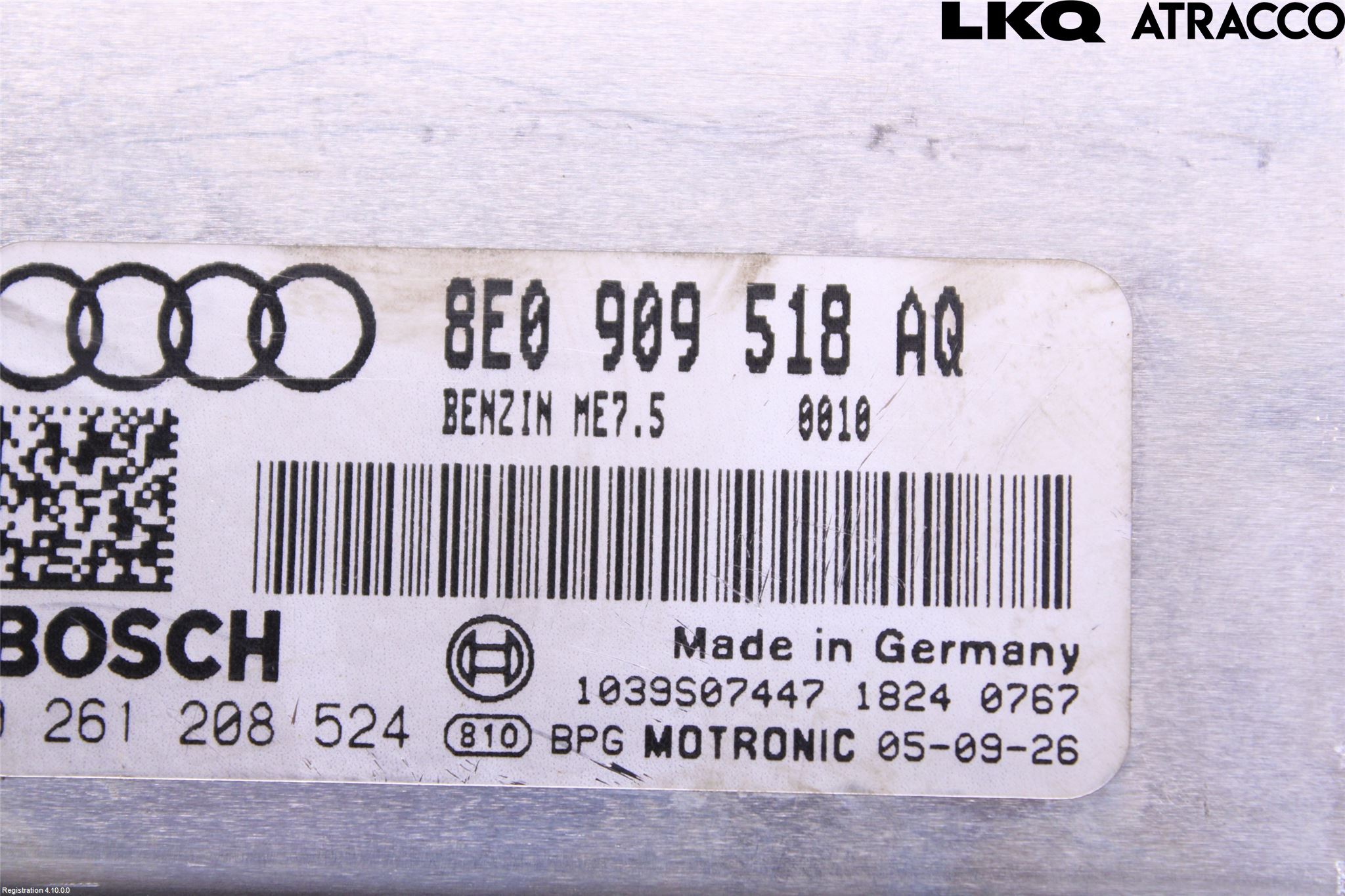 Audi A4/S4 05-07 Styrenhet Insprut Bensin