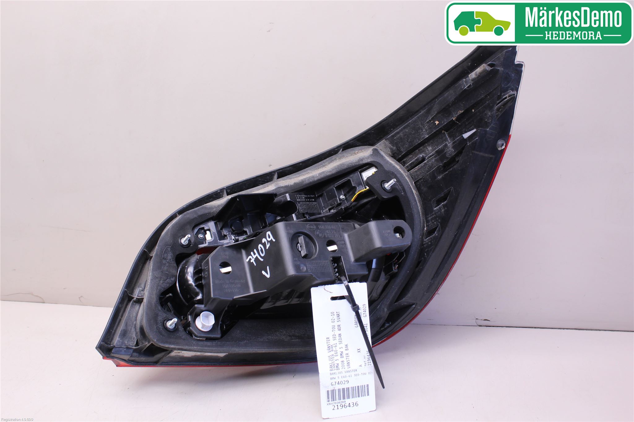 BMW 5 E60/61 Sed/Tou 02-10 Bakljus Vänster