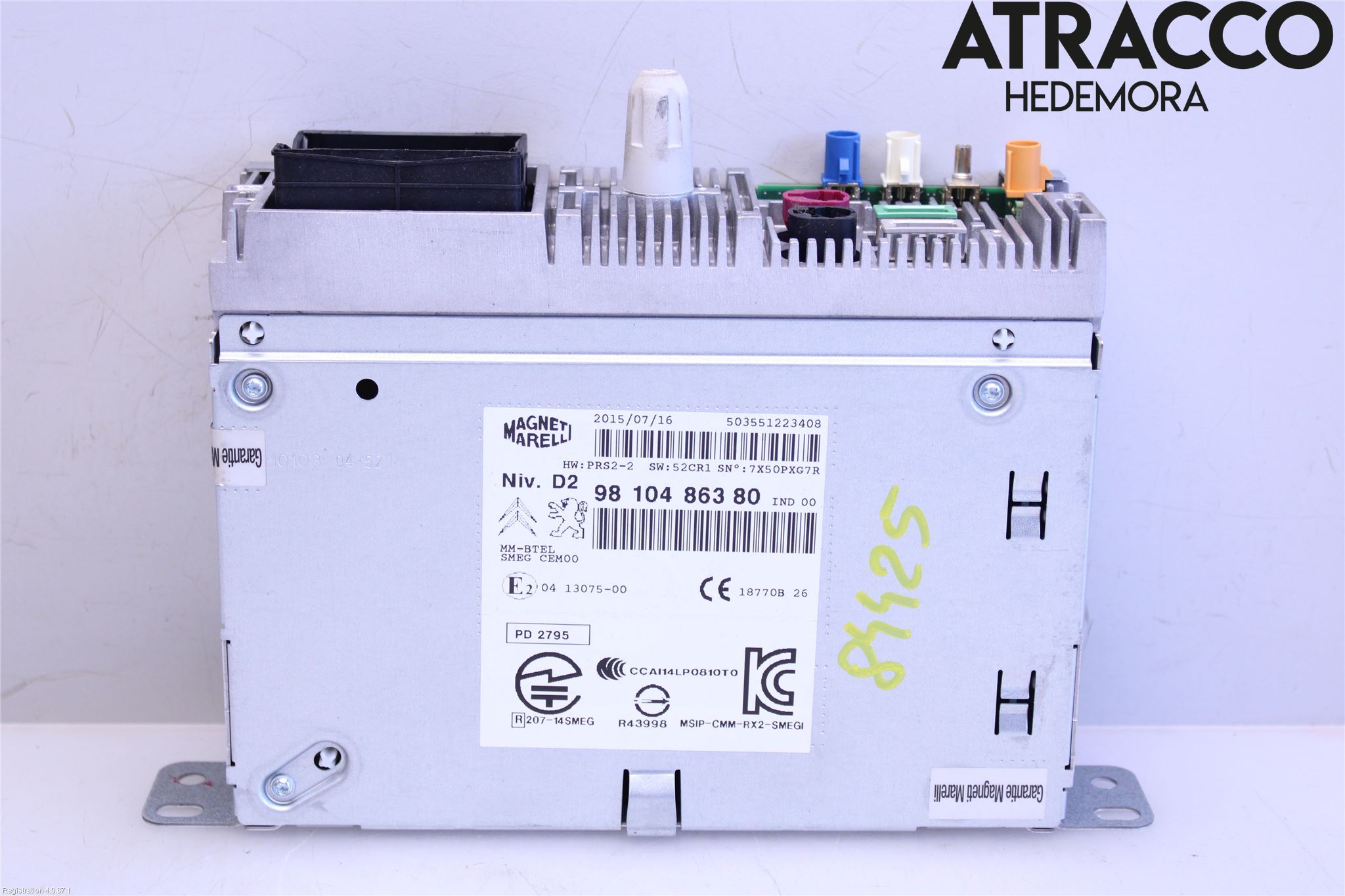 Citroen C4 GRAND PICASSO 14-18 Cd Radio - Multimediapanel