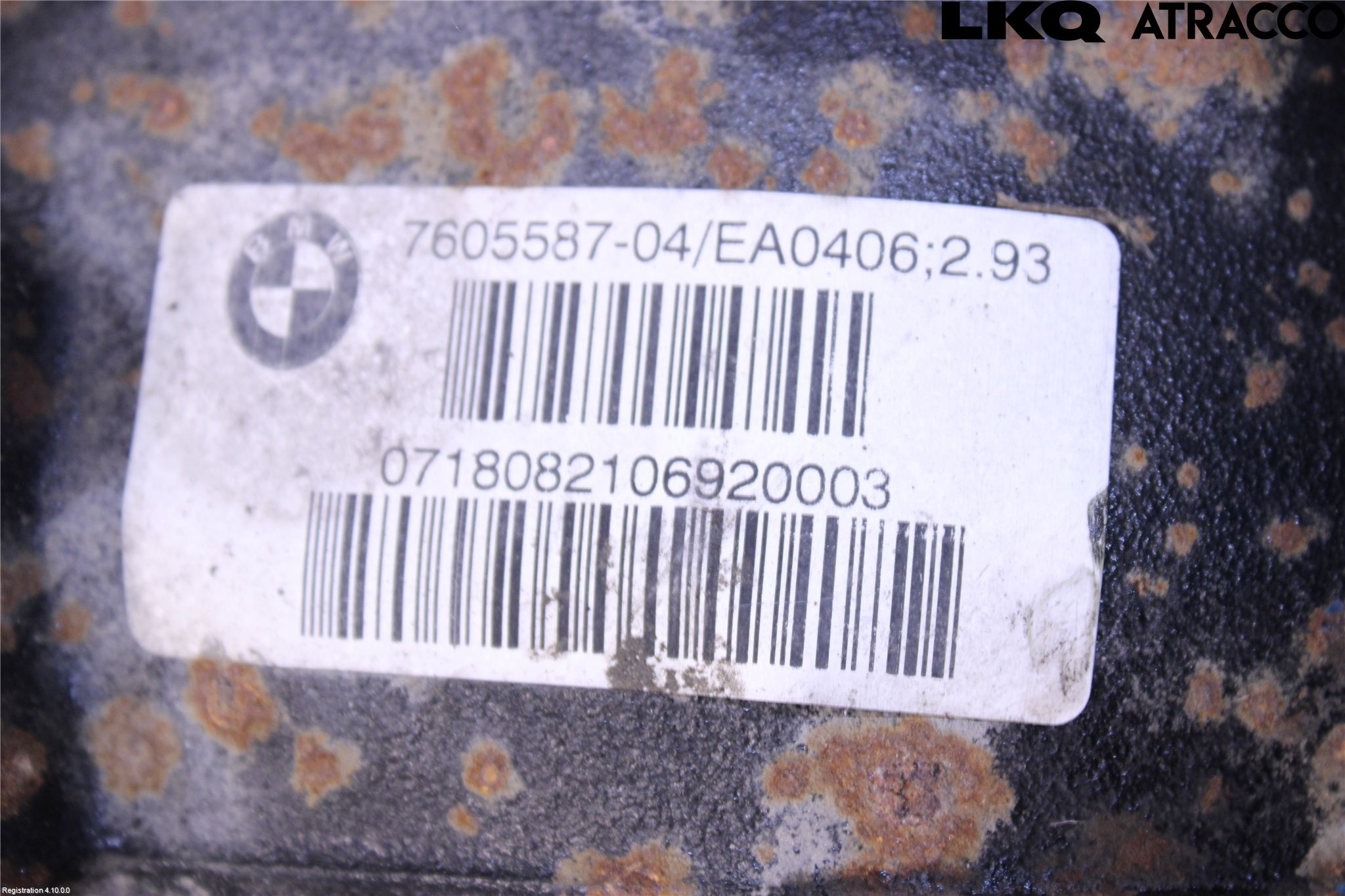 BMW 3 GT F34 13-19 Bakväxel-Diff