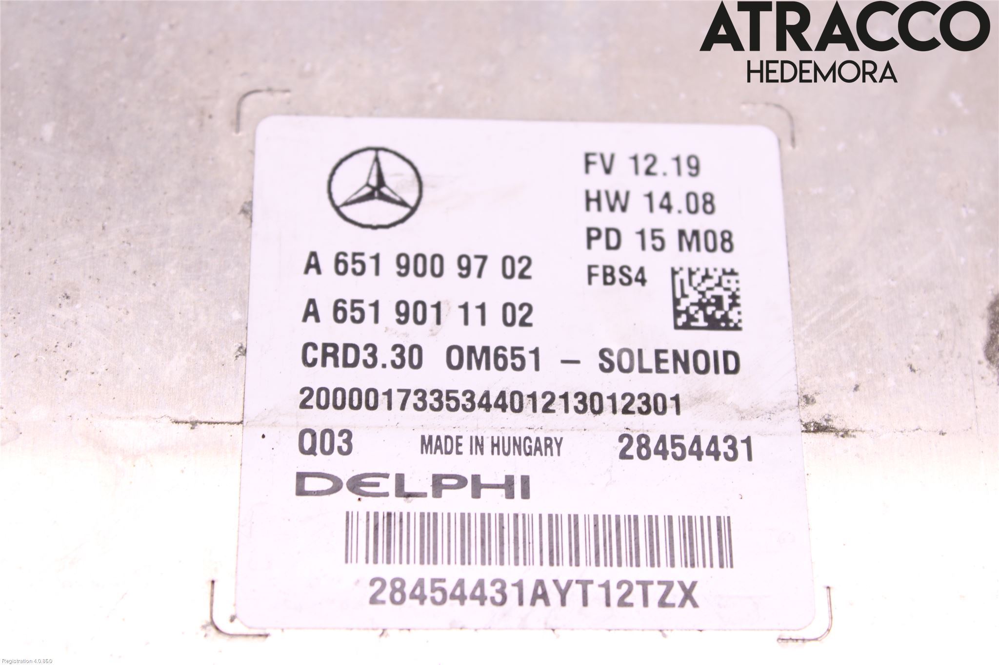 Mercedes-Benz MB CLA-KLASS (C117/X117) 13-19 Styrenhet Inspump Diesel