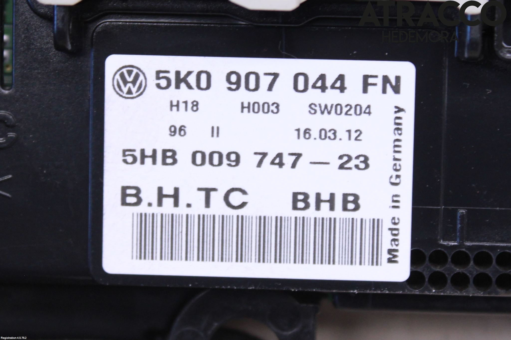 Volkswagen VW SHARAN 11- Ac Styrenhet Ac Manöveren