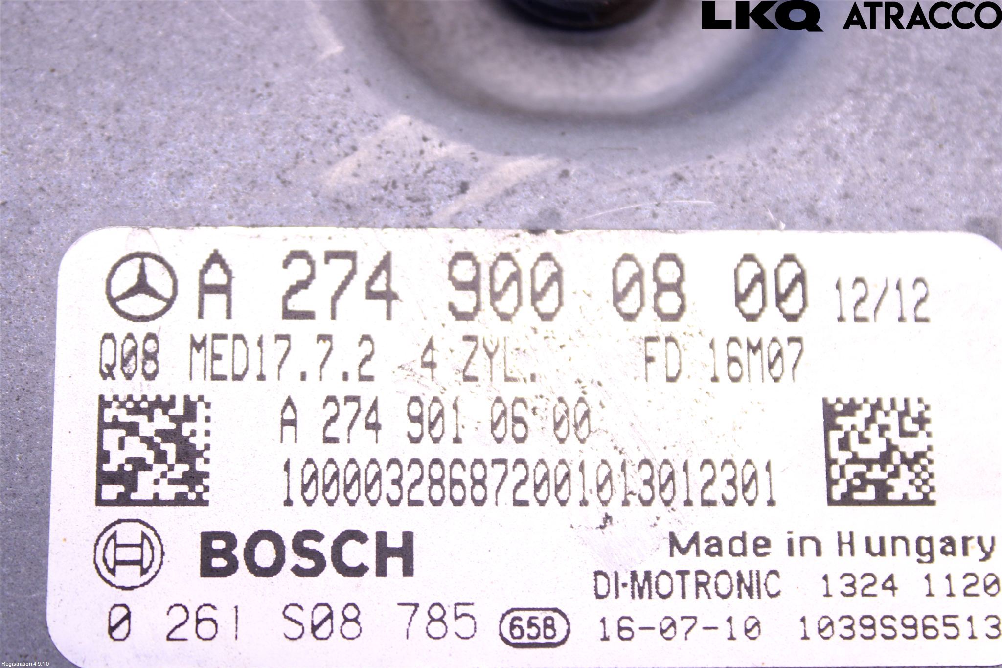 Mercedes-Benz MB C-KLASS (W205) 14-21 Styrenhet Insprut Bensin