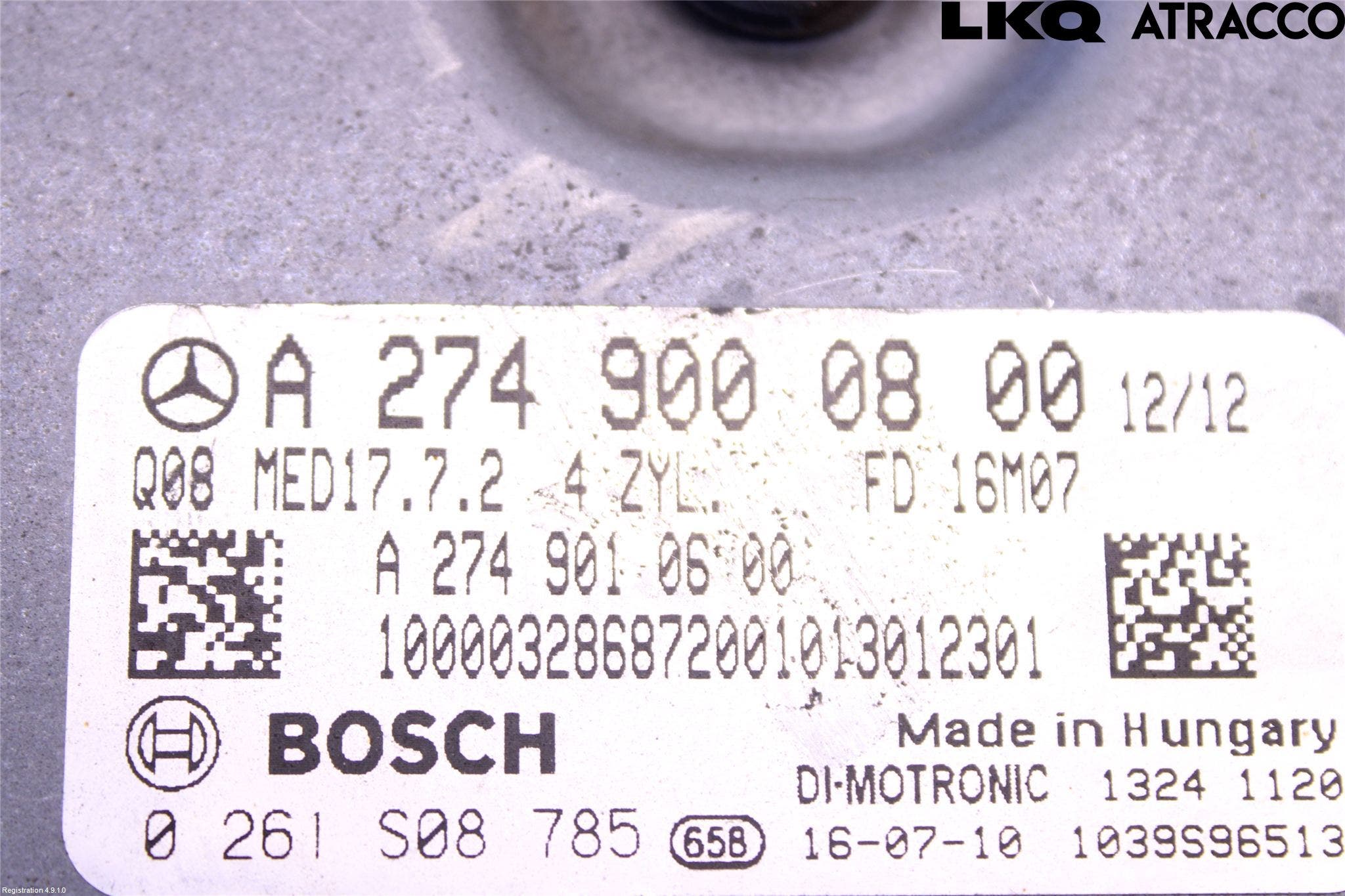 Mercedes-Benz MB C-KLASS (W205) 14-21 Styrenhet Insprut Bensin