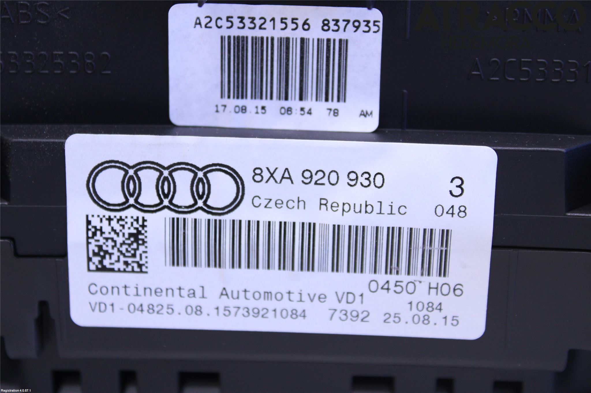 Audi A1/S1 11-18 Instrument Komb