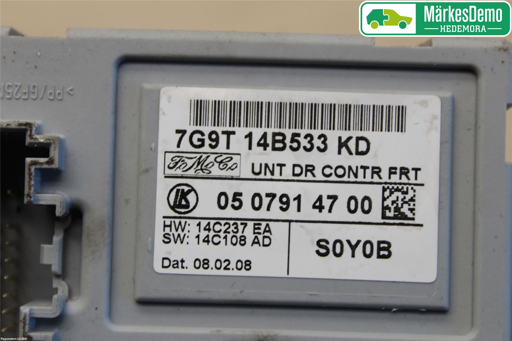 Jaguar XF 08-15 Styrenhet Dörr