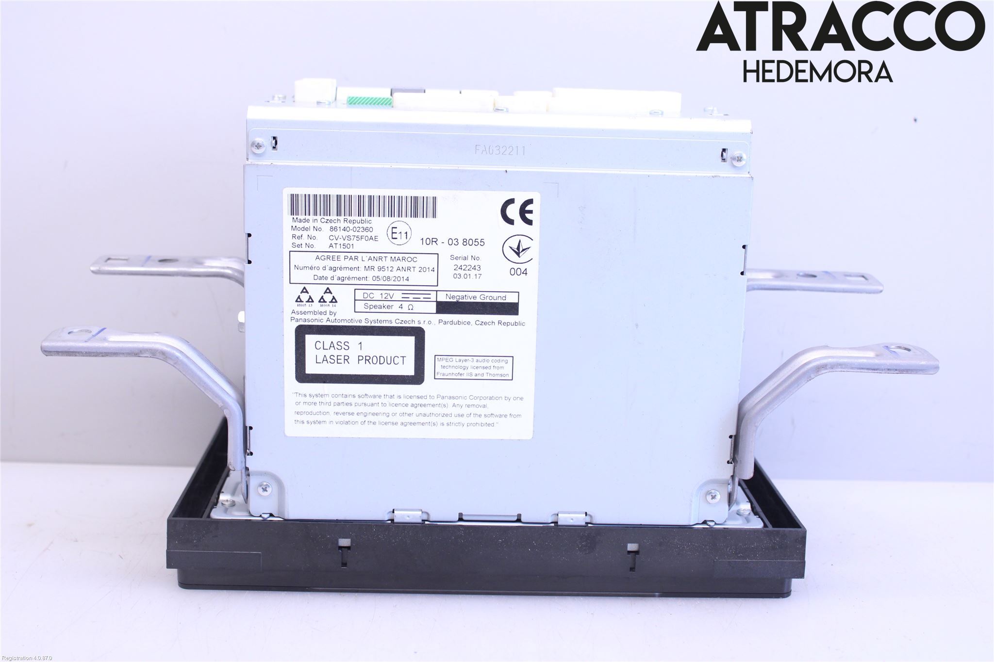 Toyota AURIS 13-19 Cd Radio - Multimediapanel
