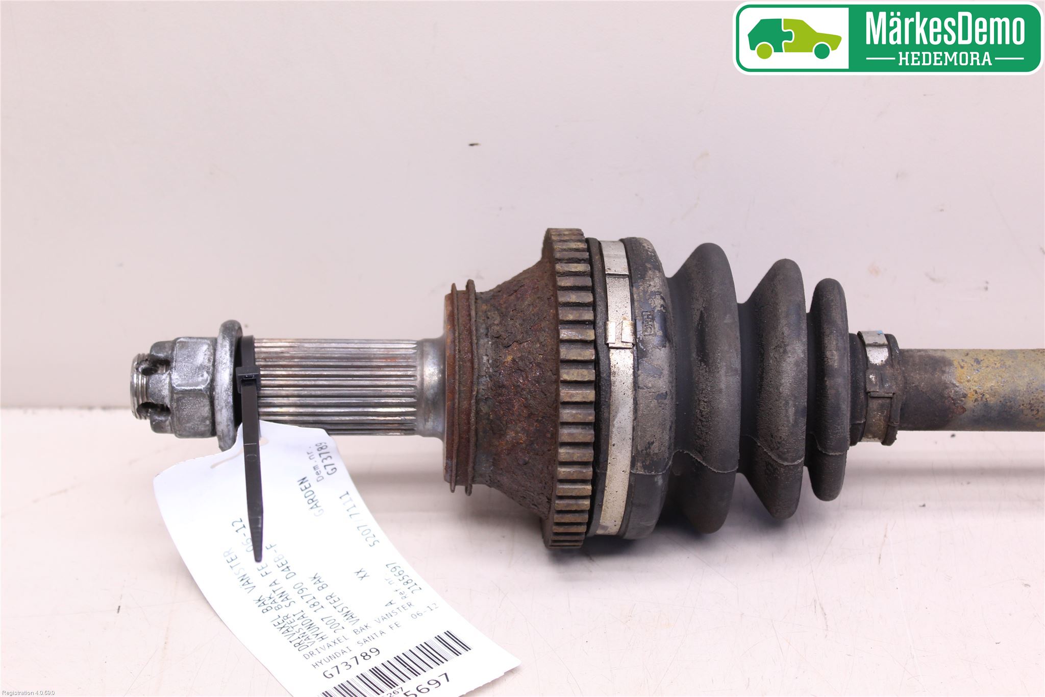 Hyundai SANTA FE  06-12 Drivaxel Bak Vänster