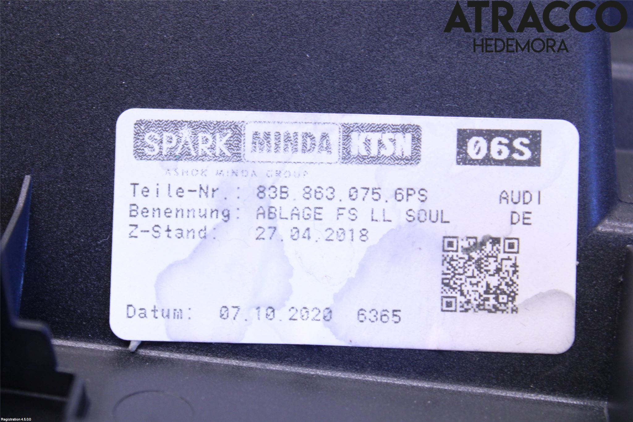 Audi Q3 F3 19- Instrumentbräda Sparkskydd