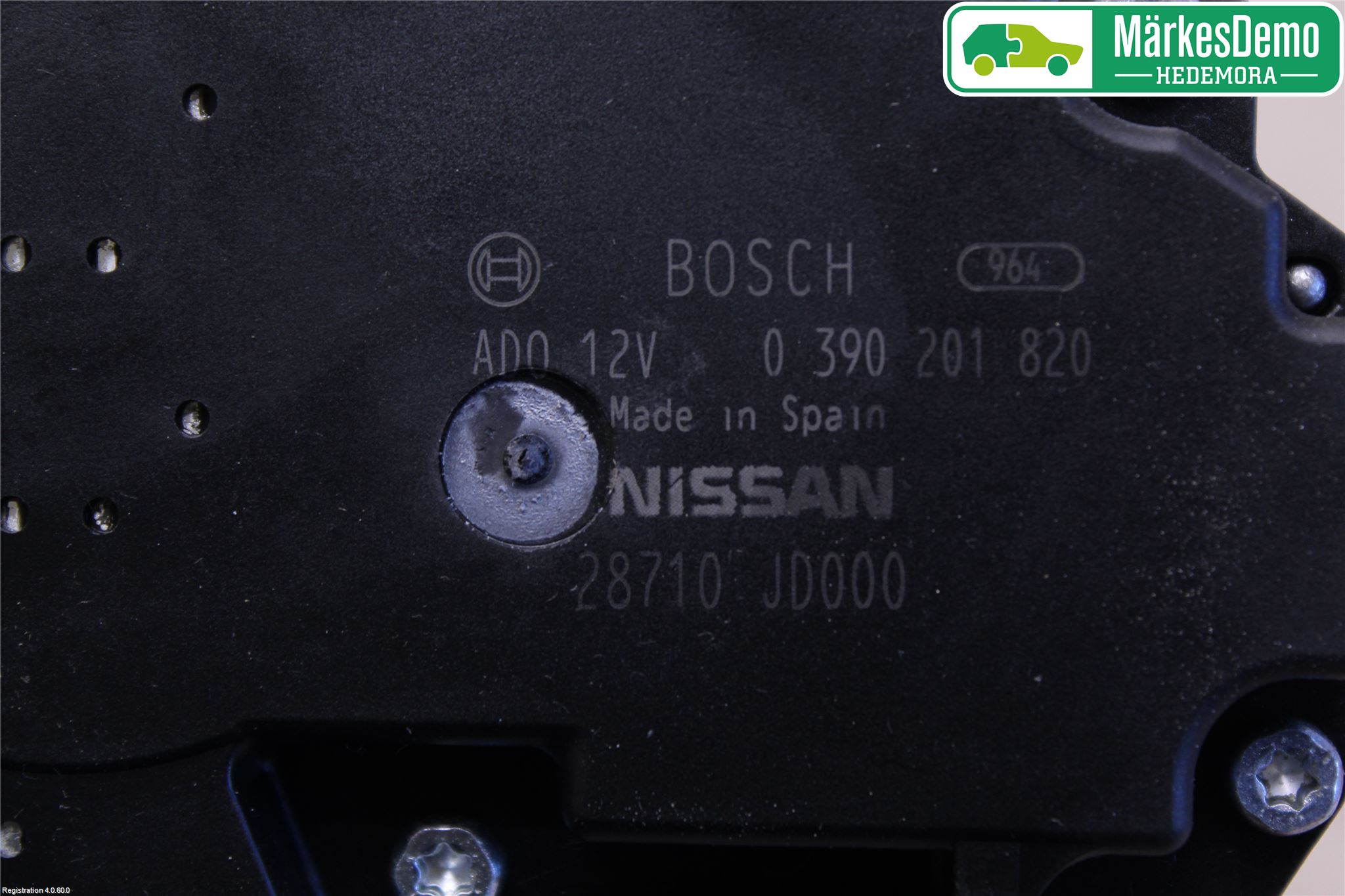 Nissan QASHQAI+2  10-14 Torkarmotor Baklucka