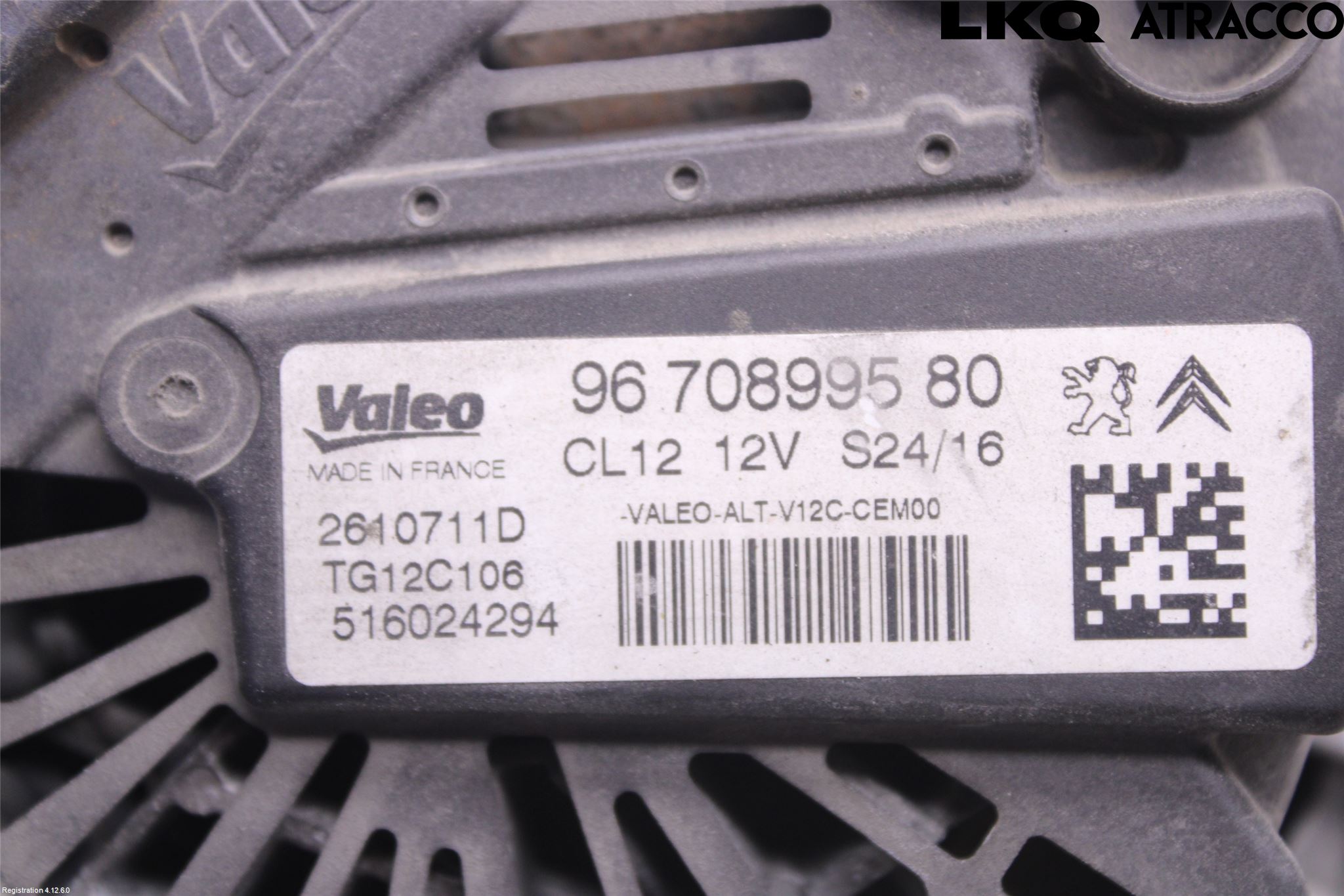 Citroen C3 10-17 Generator