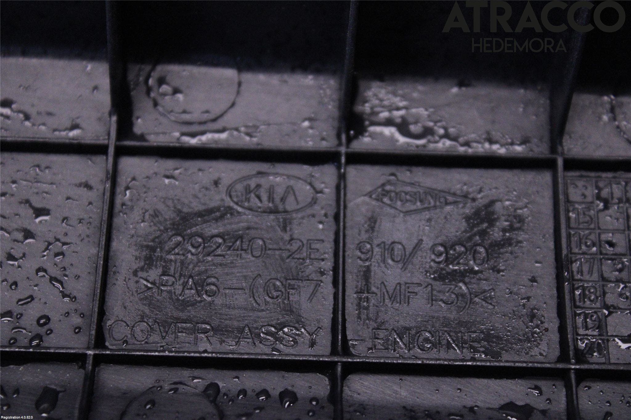 Kia OPTIMA 16-20 Motorkåpa