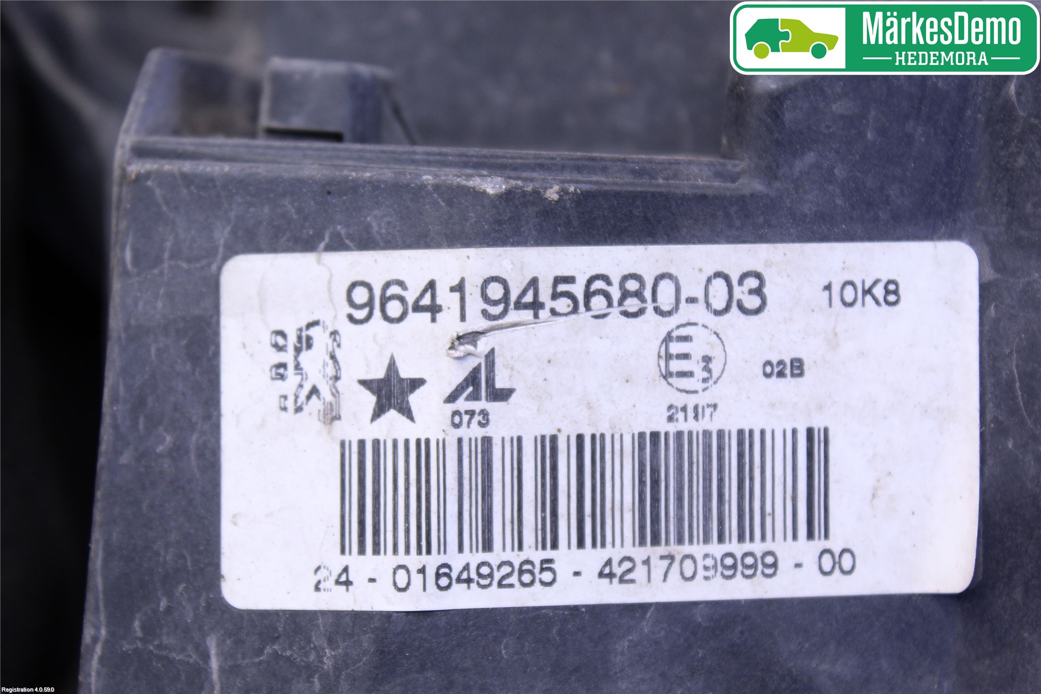 Peugeot 407 Dimljus-Varselljus Fram