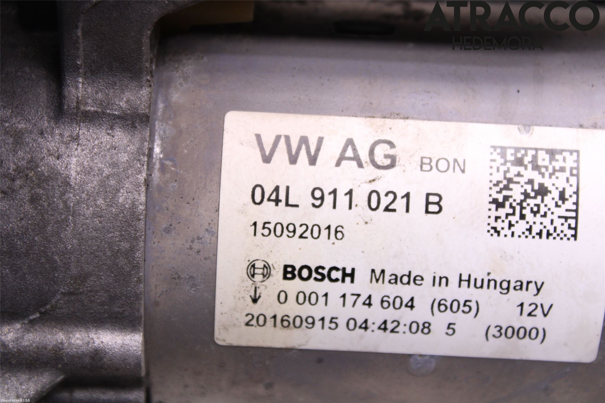 Audi A4/S4 B9 16-19 Startmotor Diesel