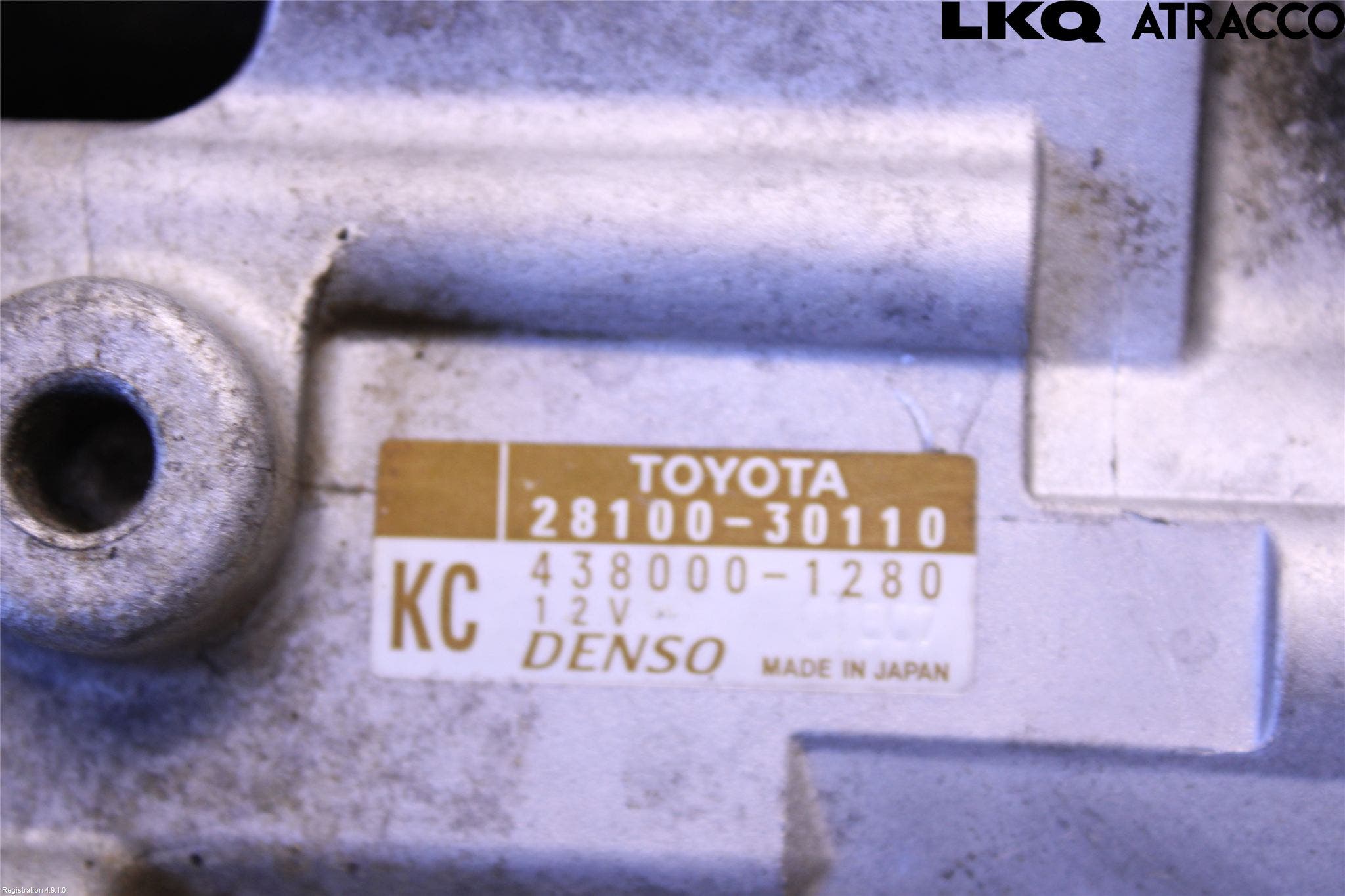 Toyota HILUX 16- Startmotor Diesel