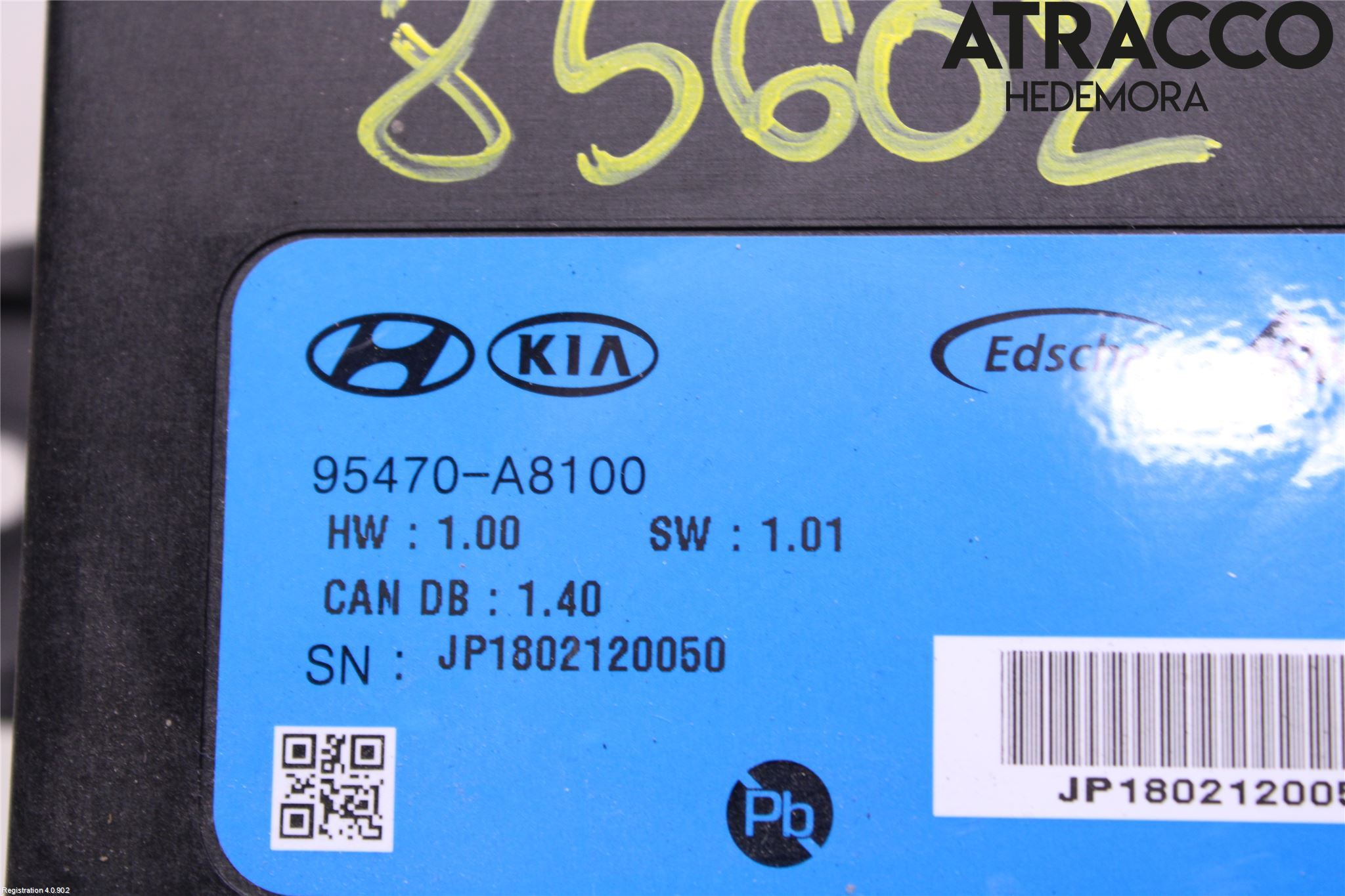 Kia OPTIMA 16-20 Styrenhet Baklucka