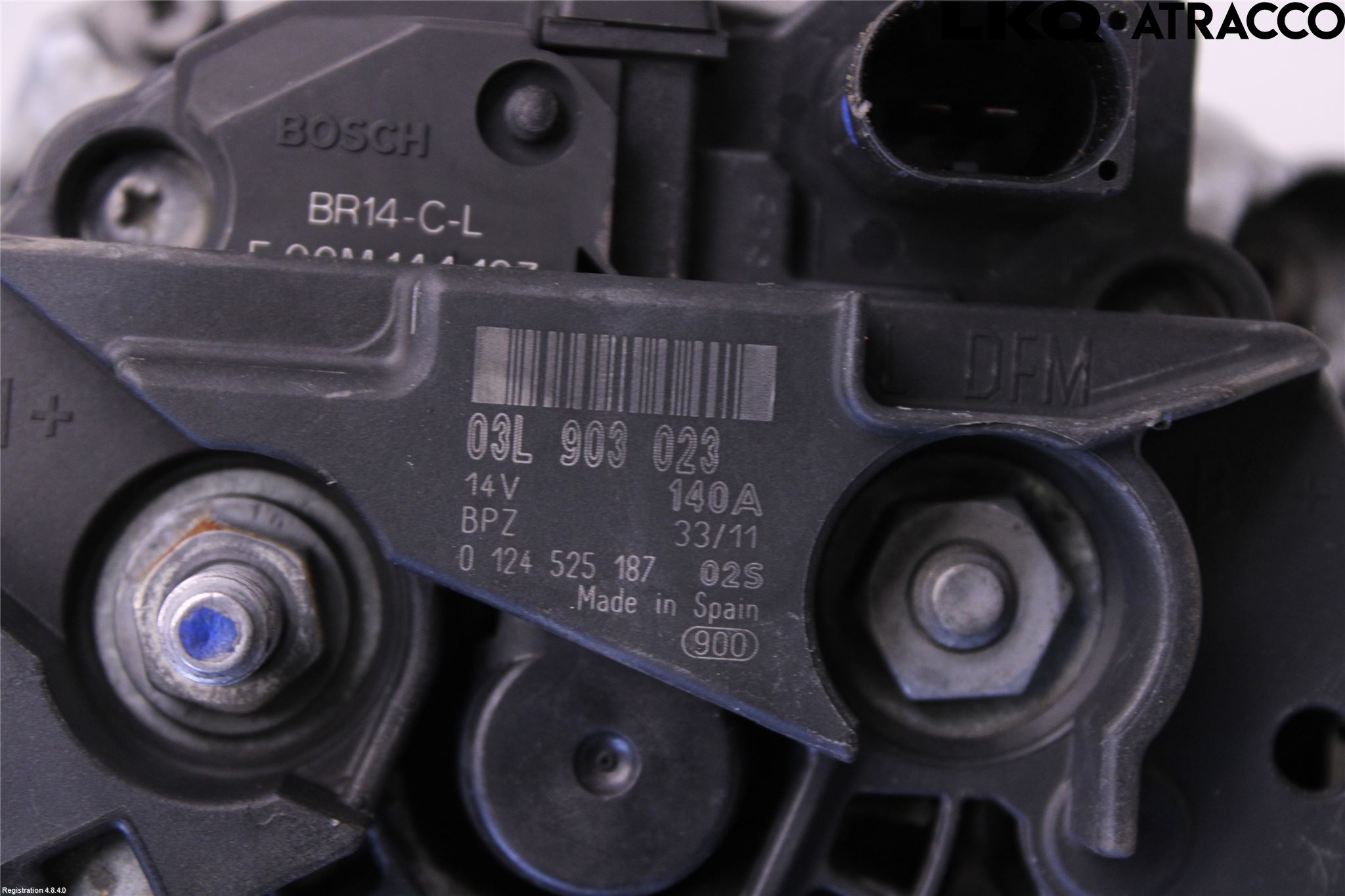 Volkswagen VW TIGUAN 07-16 Generator