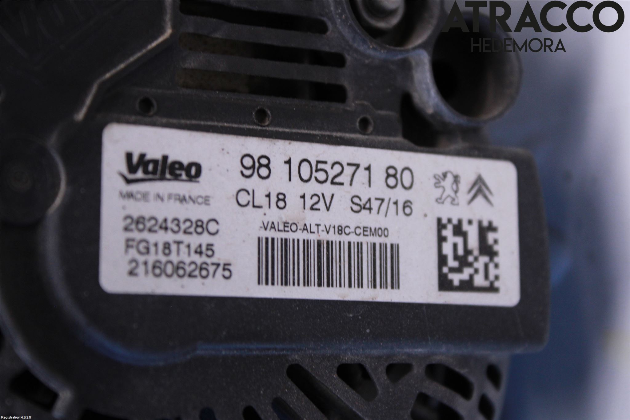 Peugeot 308 14-21 Generator