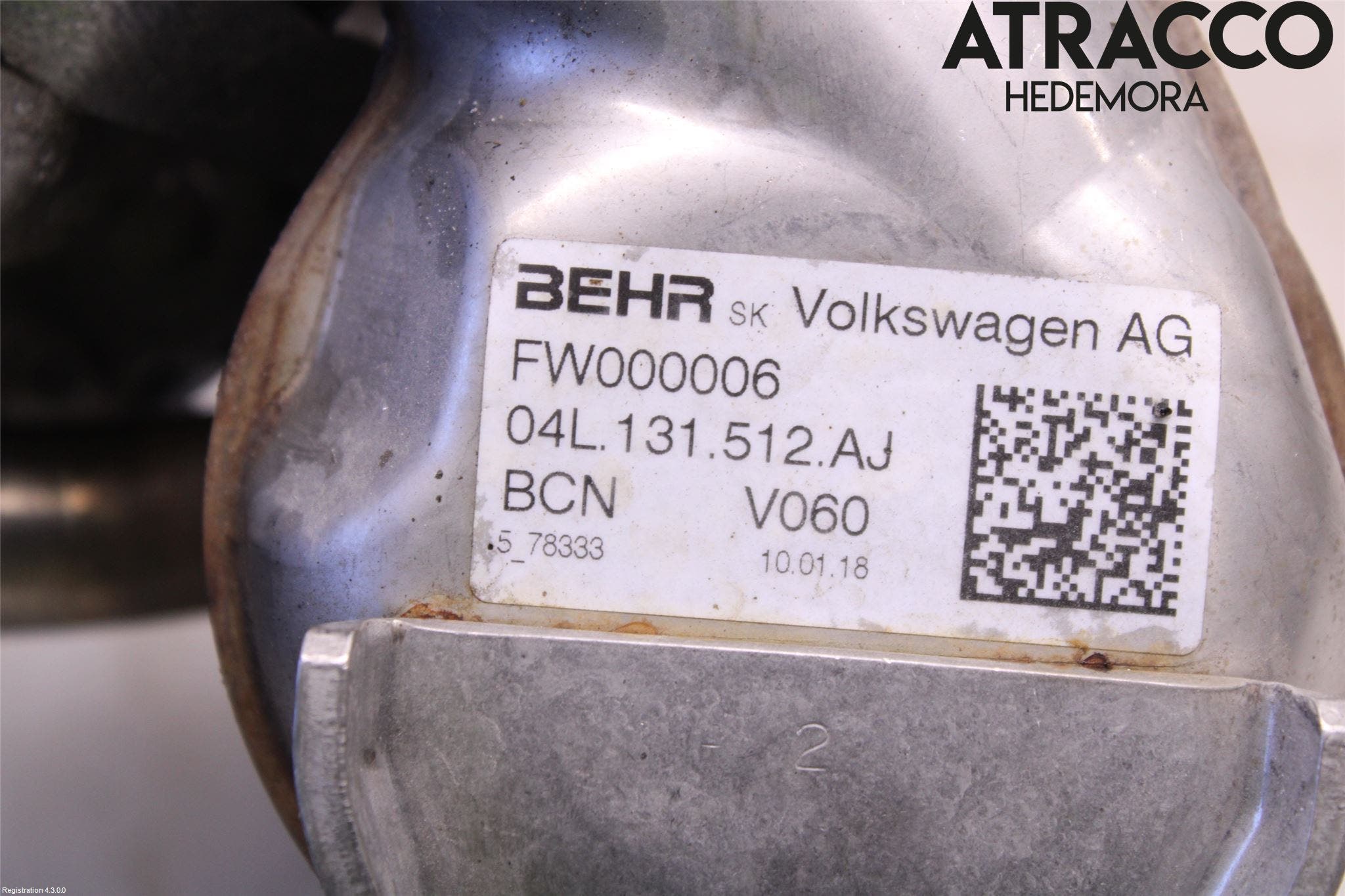 Volkswagen VW CADDY 16-20 Avgaskylare