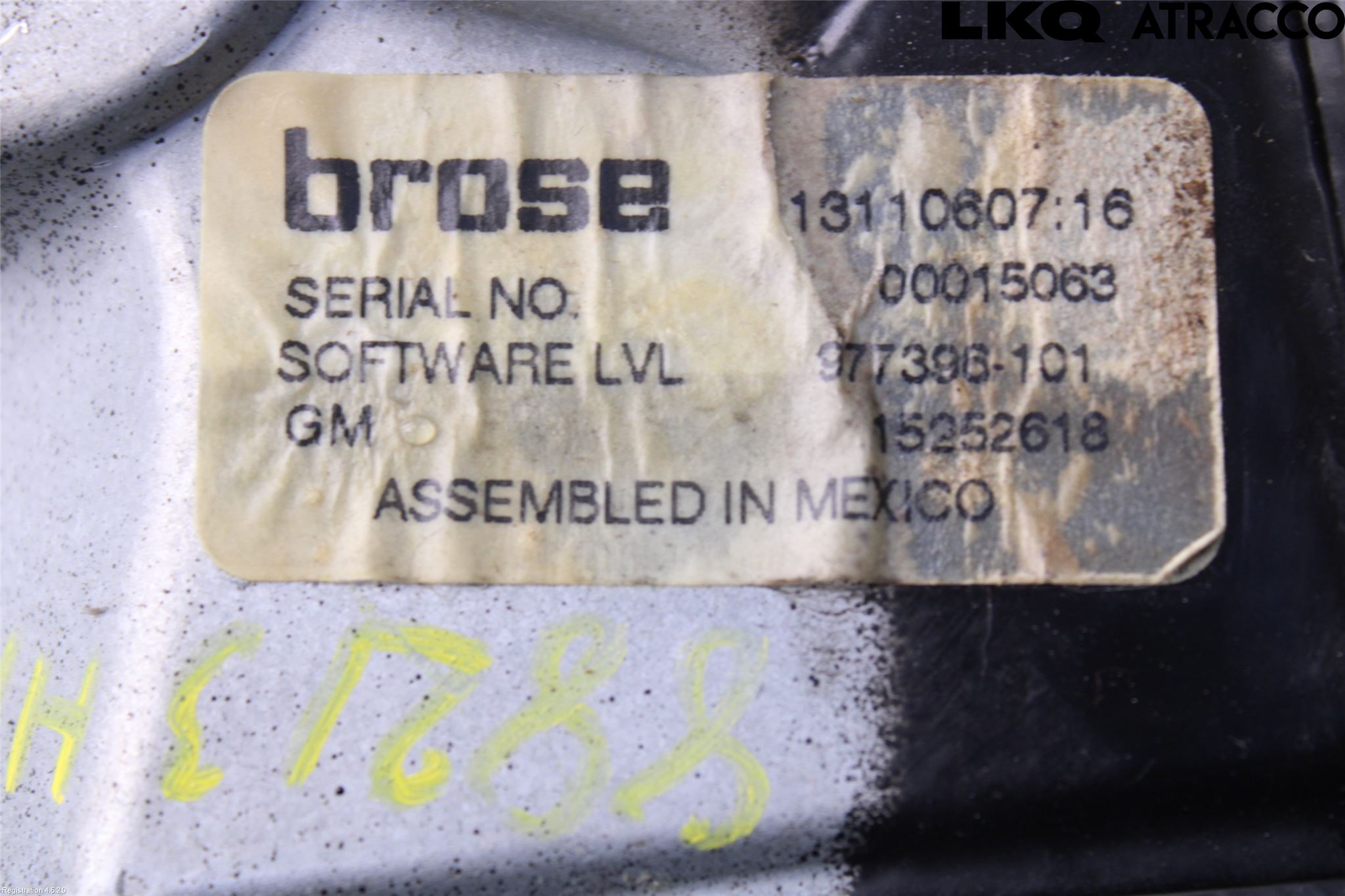 Cadillac SRX Fönsterhiss El Kompl