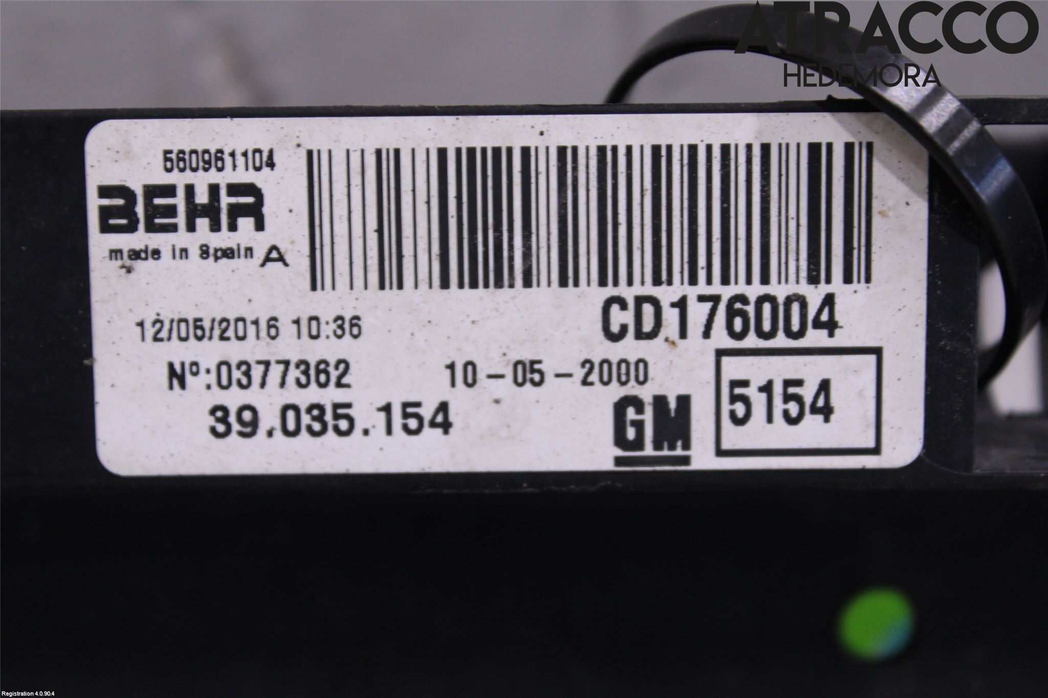 Opel CORSA E 15-19 Kylfläkt El