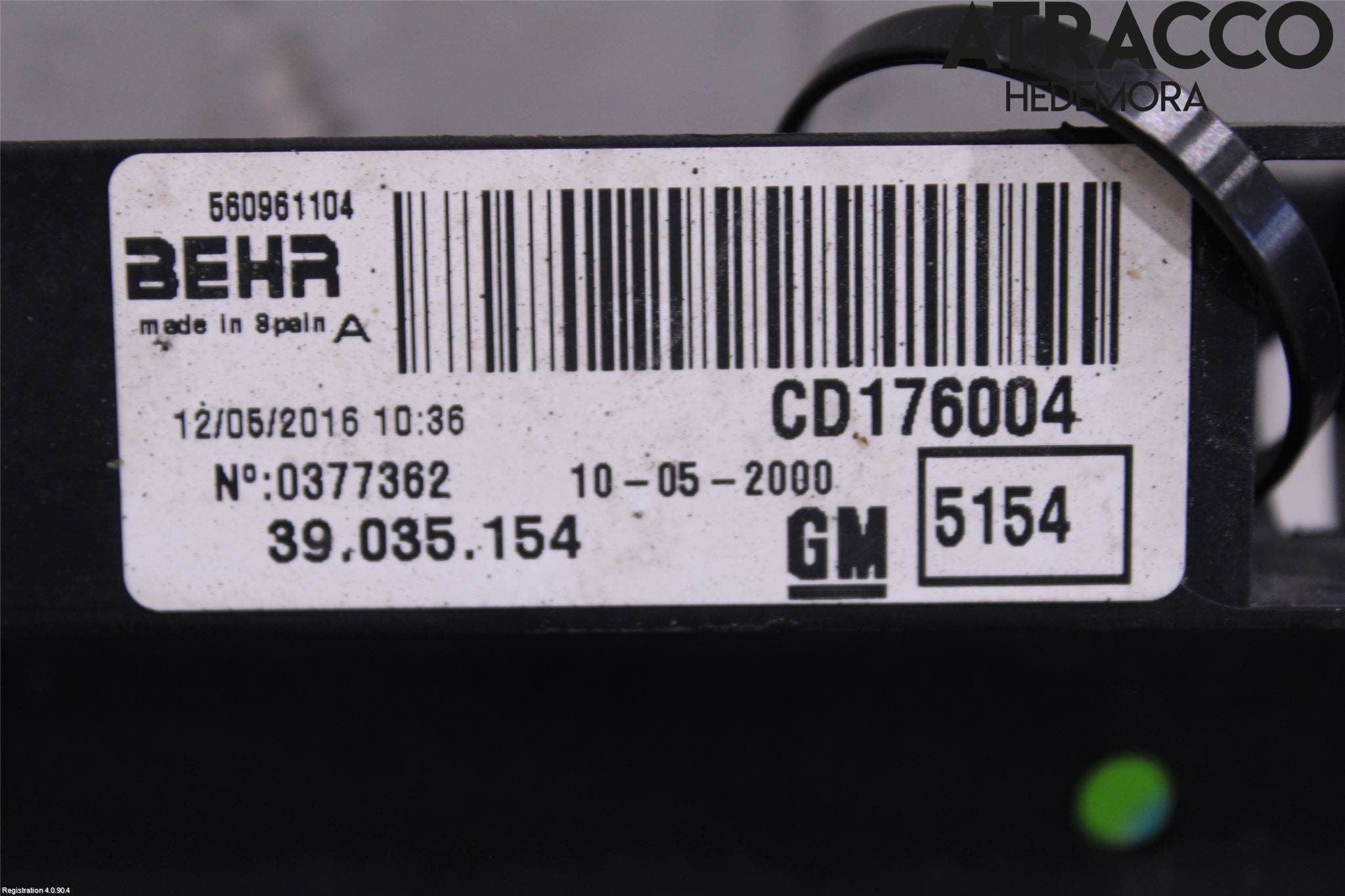 Opel CORSA E 15-19 Kylfläkt El