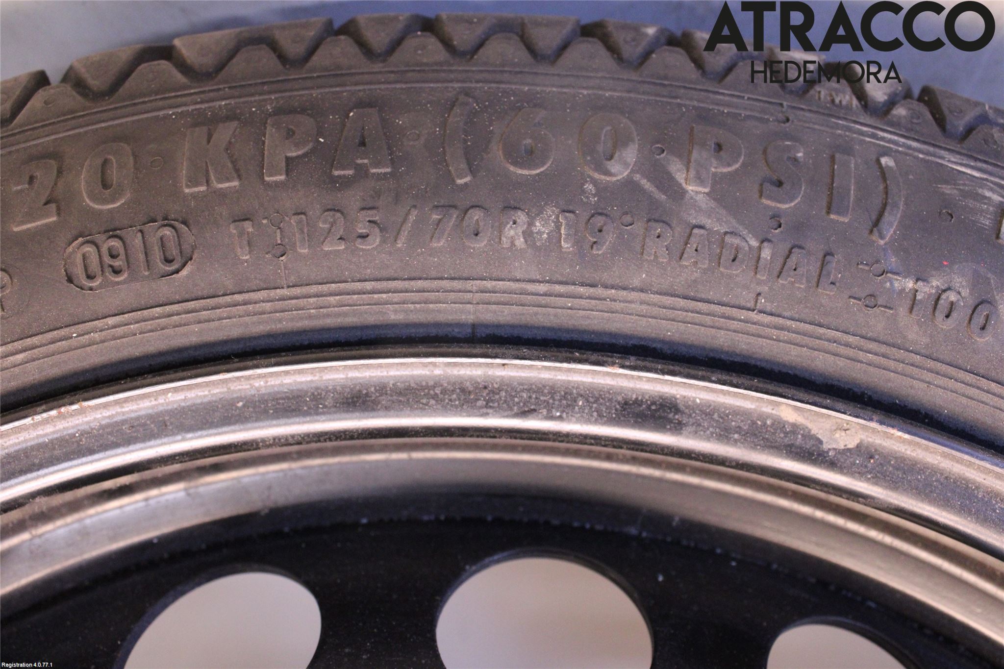 Audi A4/S4 08-11 Hjul Reservhjul Minityp