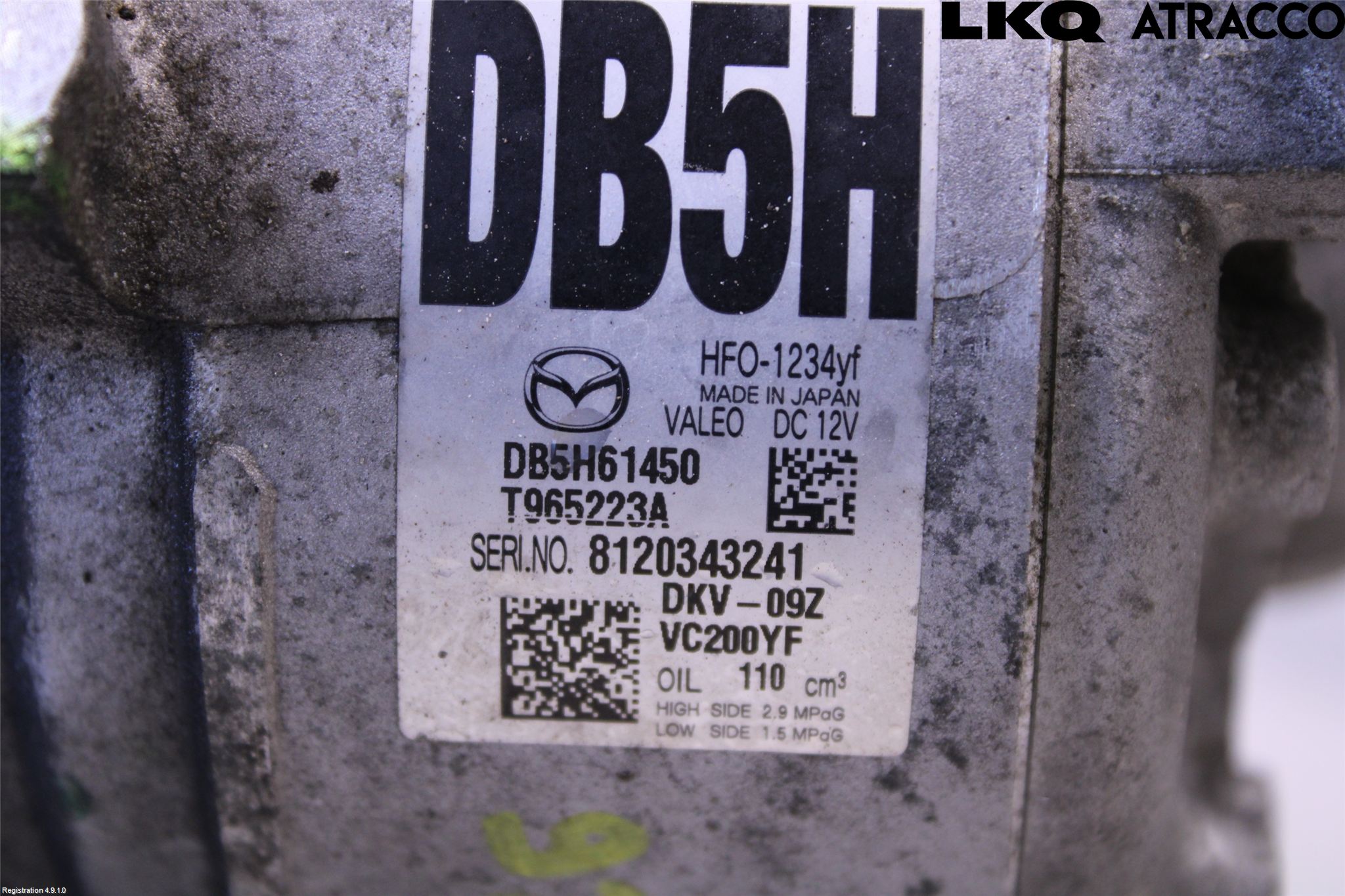 Mazda 2 (DJ) 15-22 Ac Kompressor