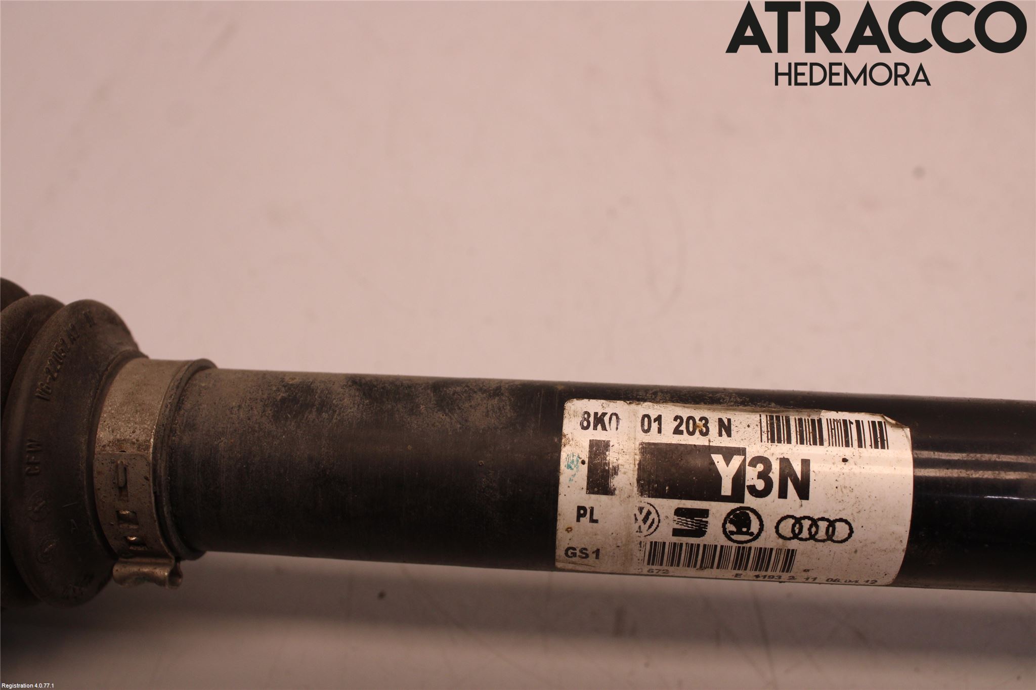 Audi A4 12-15 Drivaxel Bak Vänster