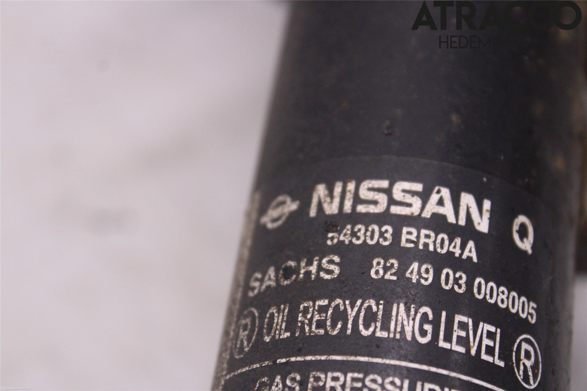 Nissan QASHQAI 10-14 Fjäderben Fram Vänster