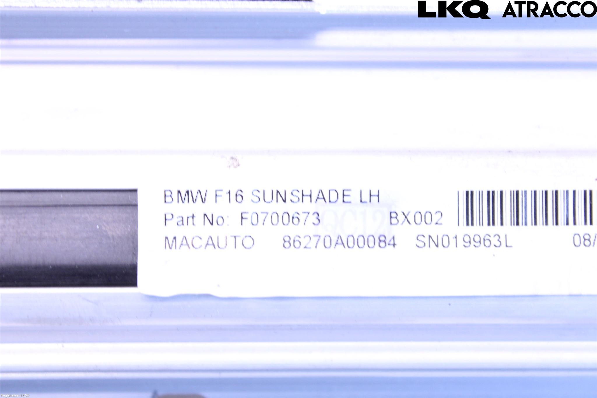 BMW X6 F16 14-19 Insynskydd