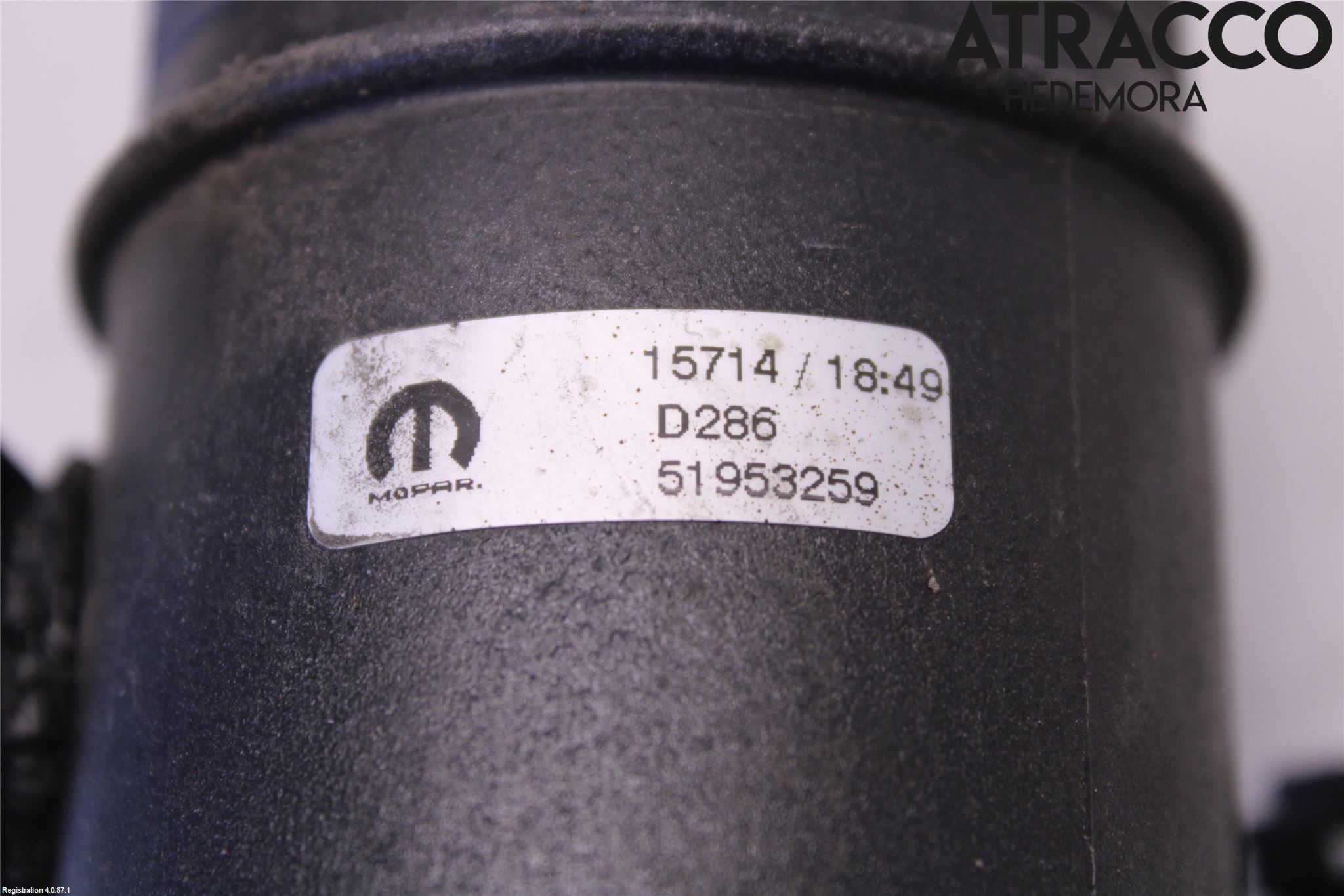 Fiat 500L 13-19 Laddluft-Intercoolerrör