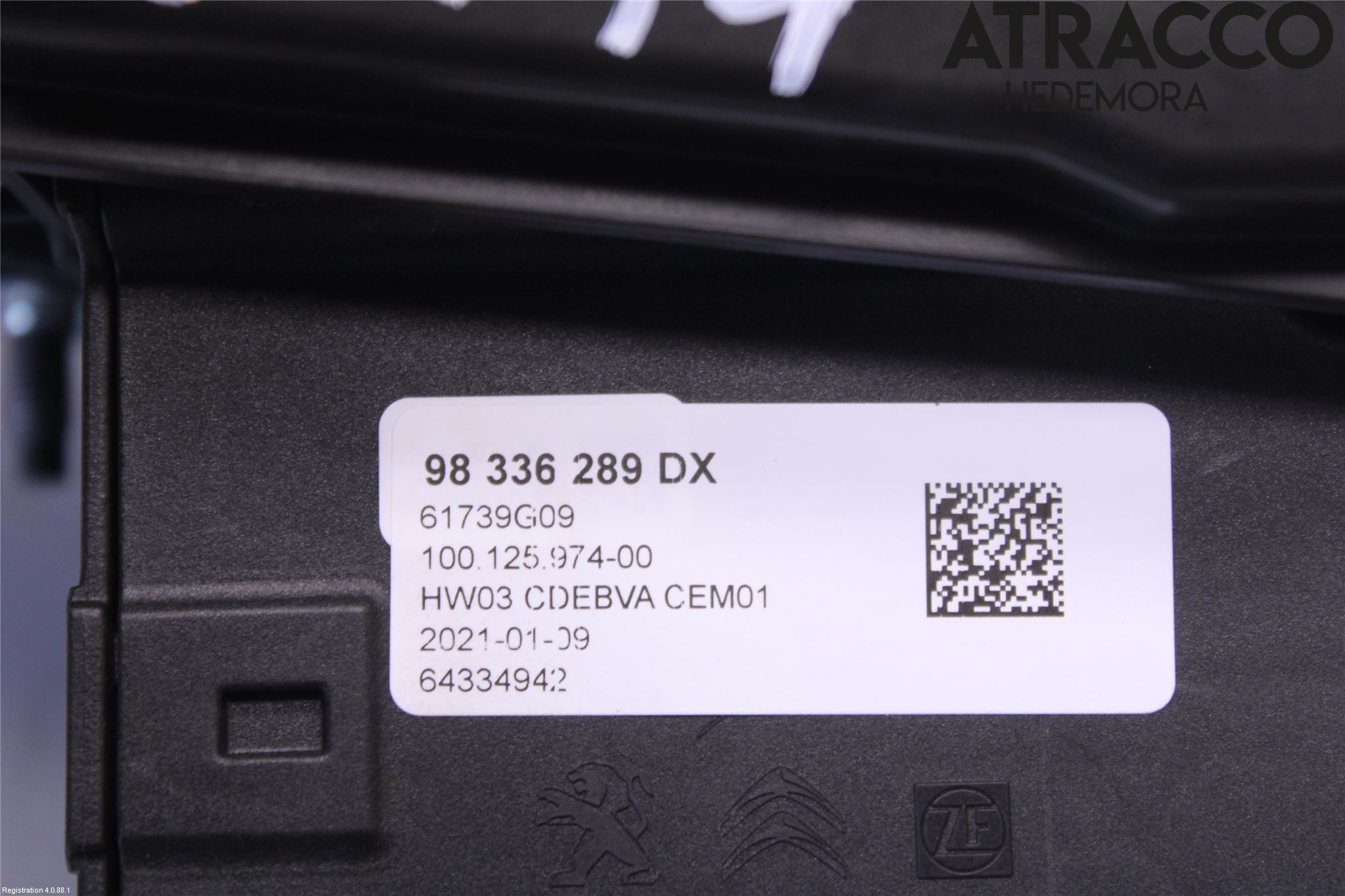 Peugeot 2008/E-2008 20- Växelspak